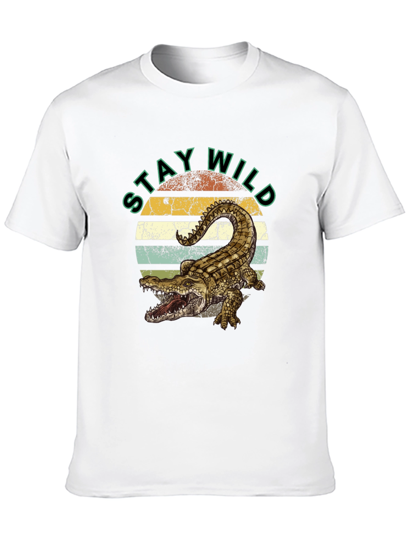 Stay Wild Crocodile Graphic Tee