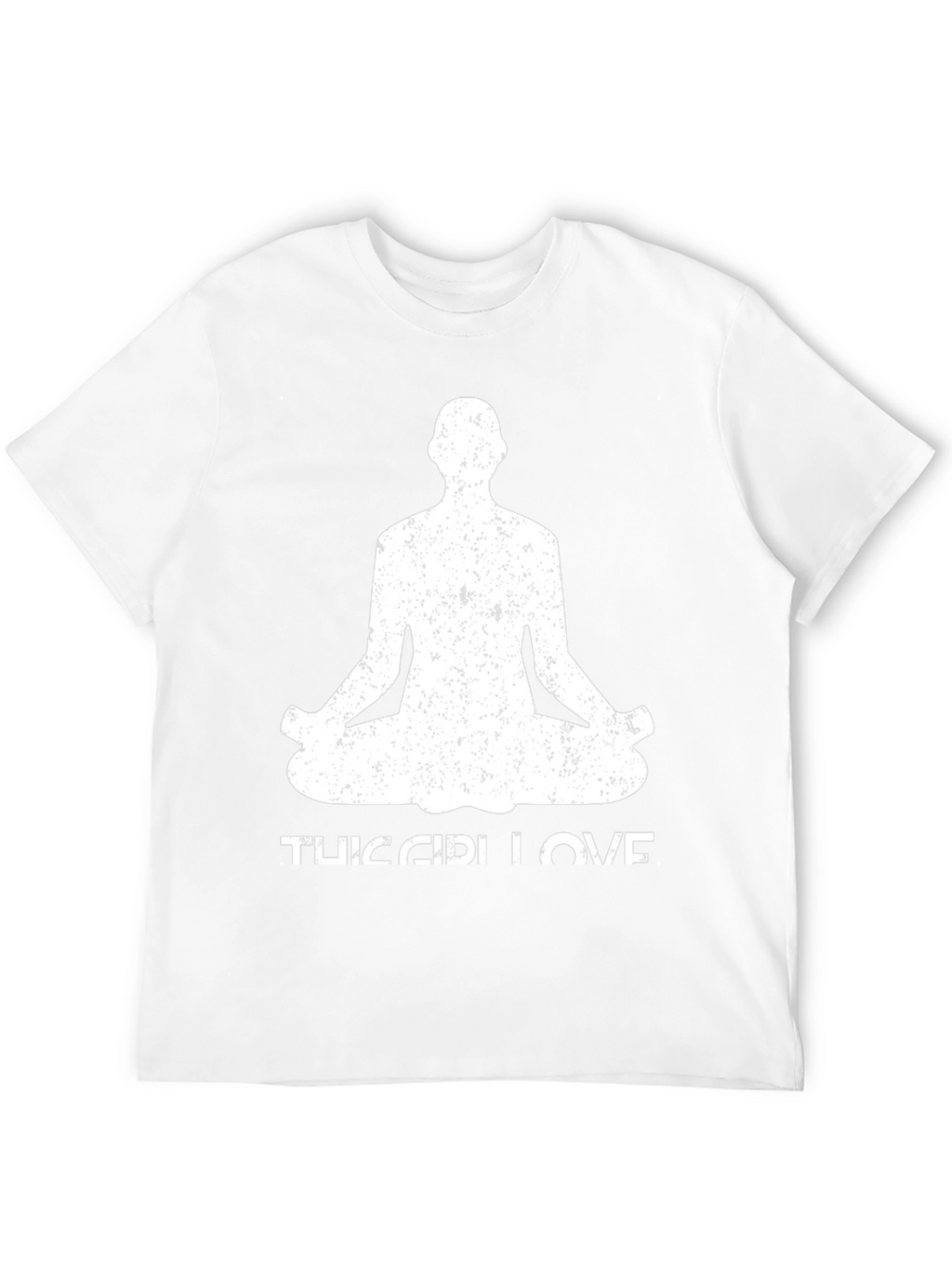 Yoga Love Mens Black T-Shirt