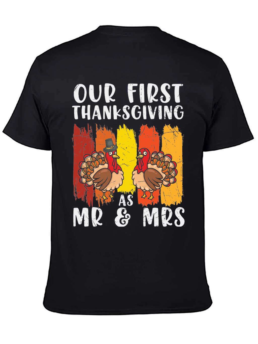 First Thanksgiving Mr & Mrs Matching T-Shirt