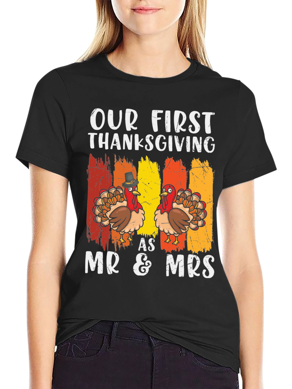 First Thanksgiving Mr & Mrs Matching T-Shirt