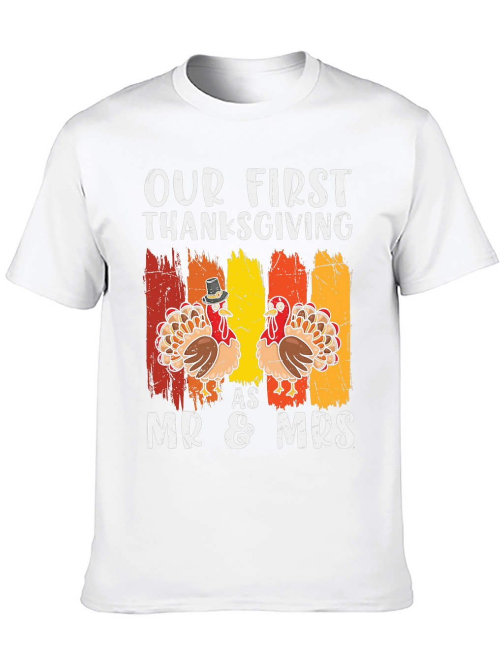 First Thanksgiving Mr & Mrs Matching T-Shirt