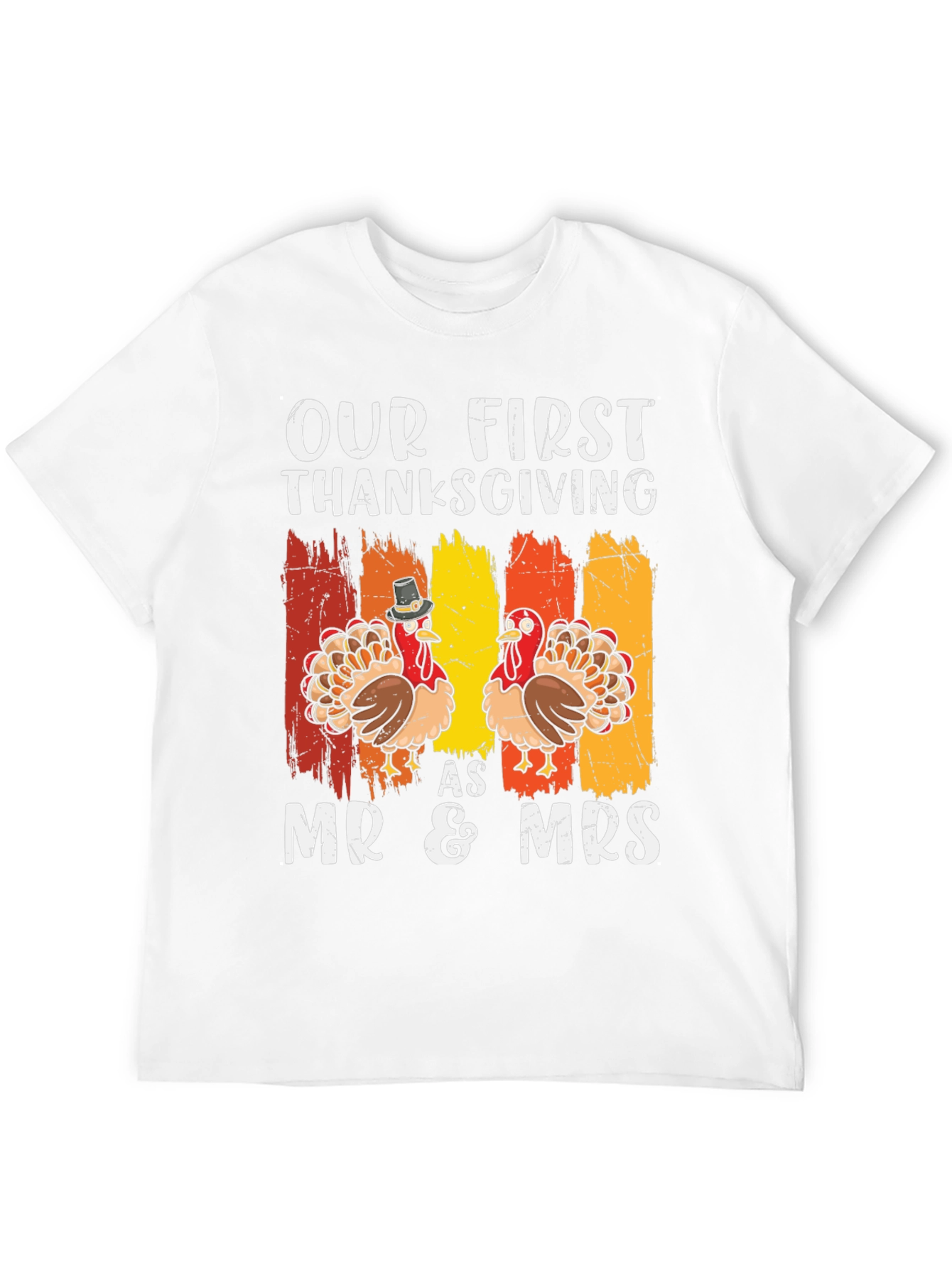 First Thanksgiving Mr & Mrs Matching T-Shirt