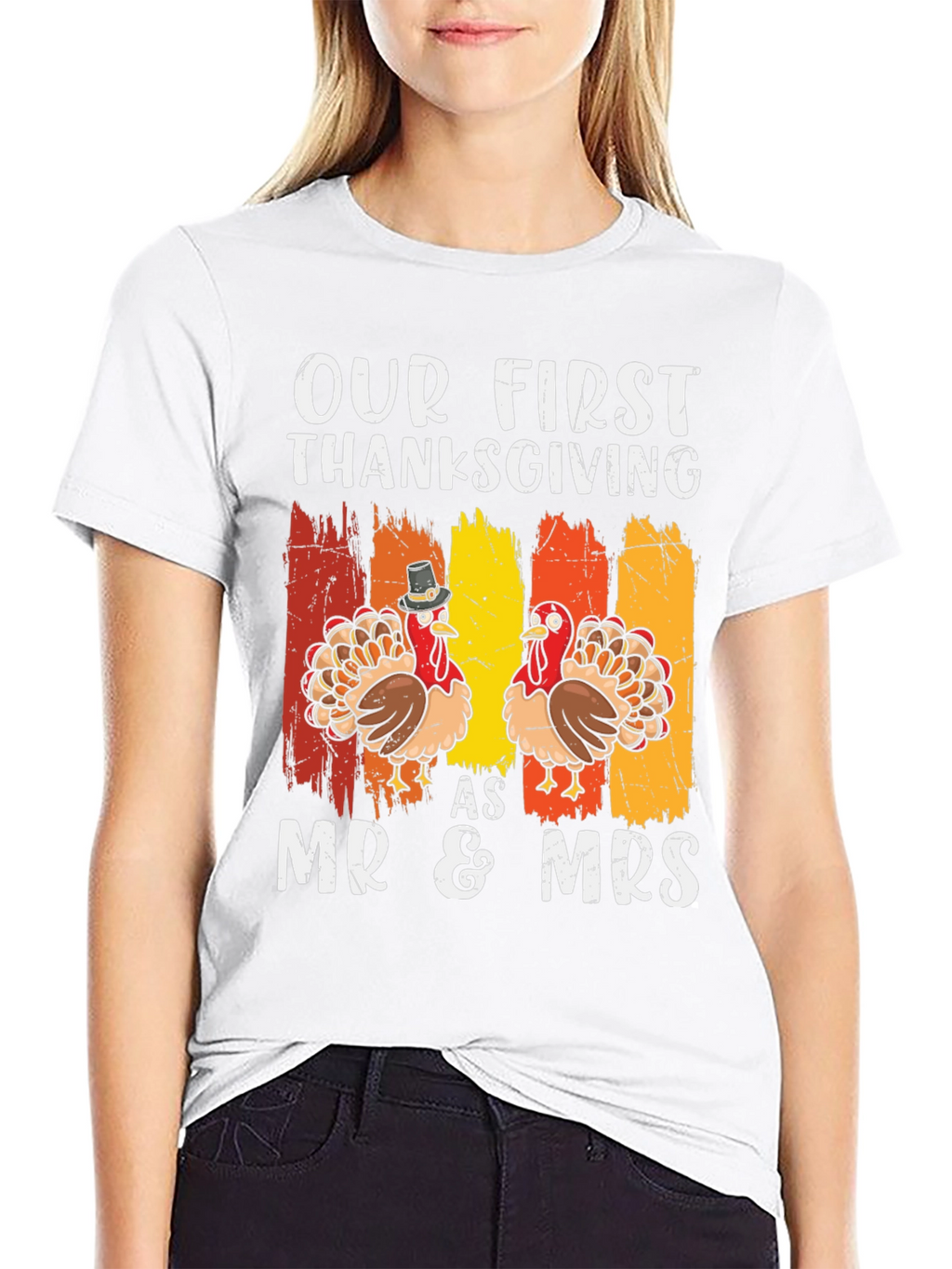 First Thanksgiving Mr & Mrs Matching T-Shirt