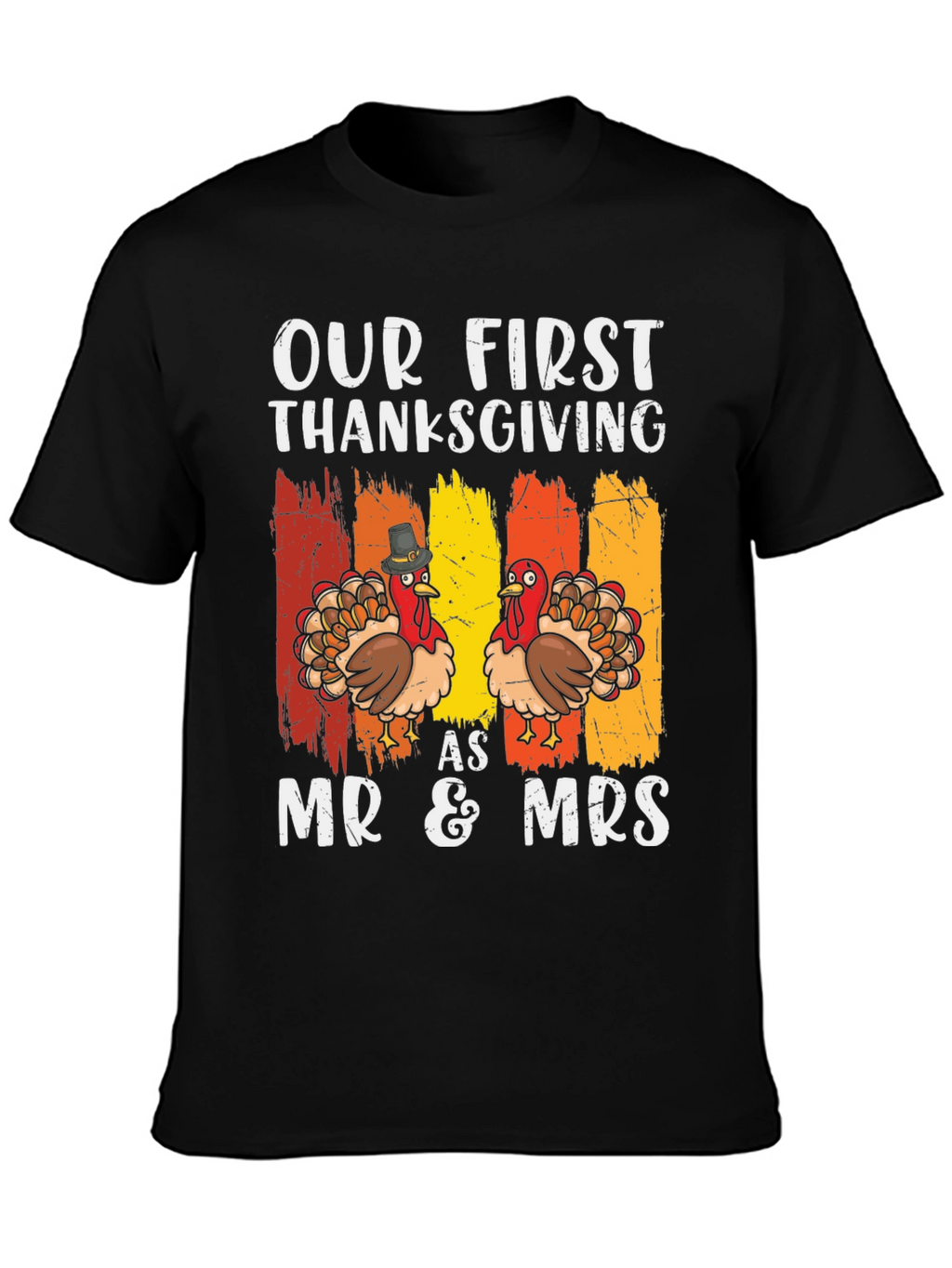First Thanksgiving Mr & Mrs Matching T-Shirt