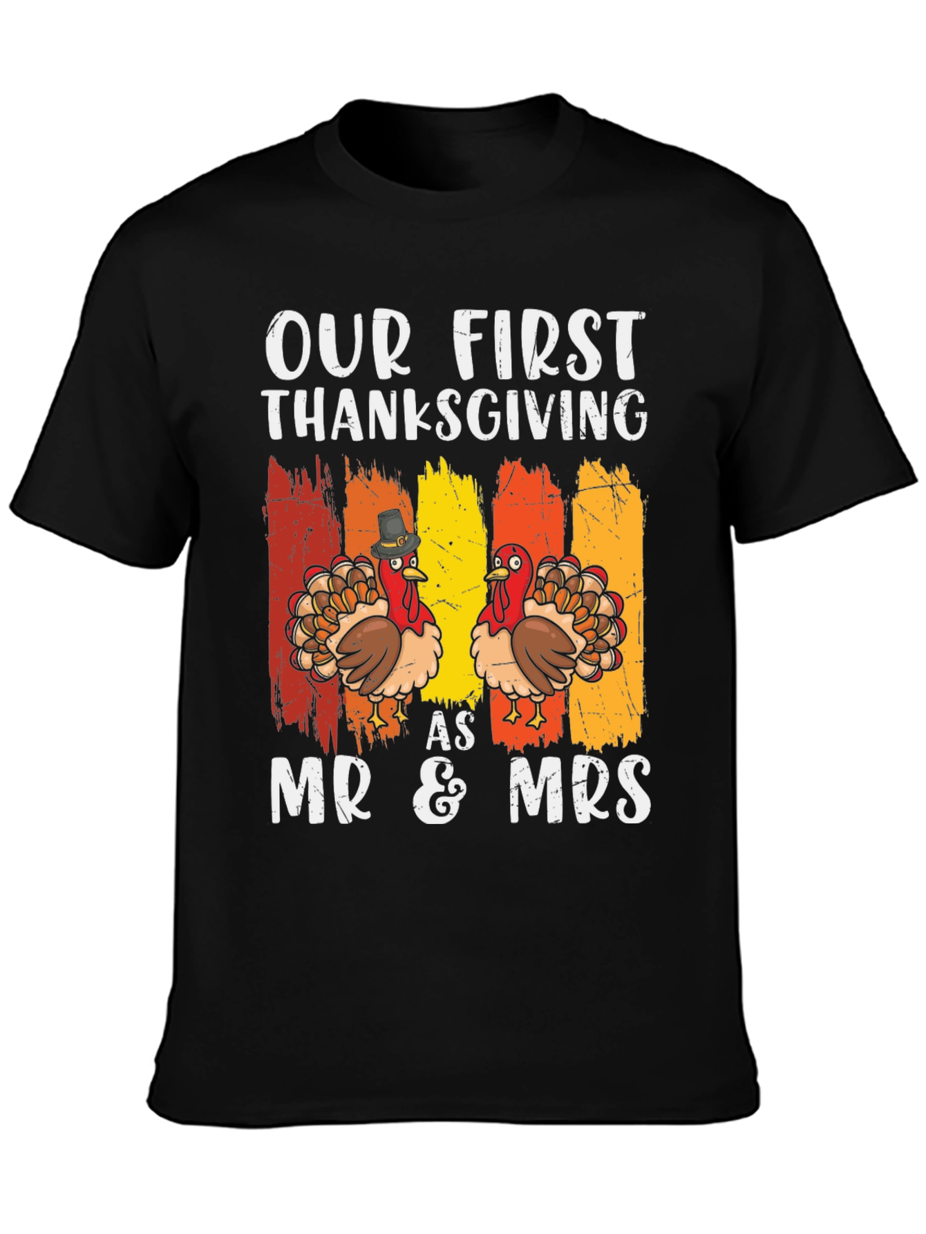 First Thanksgiving Mr & Mrs Matching T-Shirt