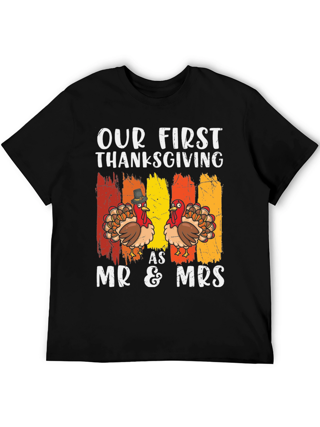 First Thanksgiving Mr & Mrs Matching T-Shirt