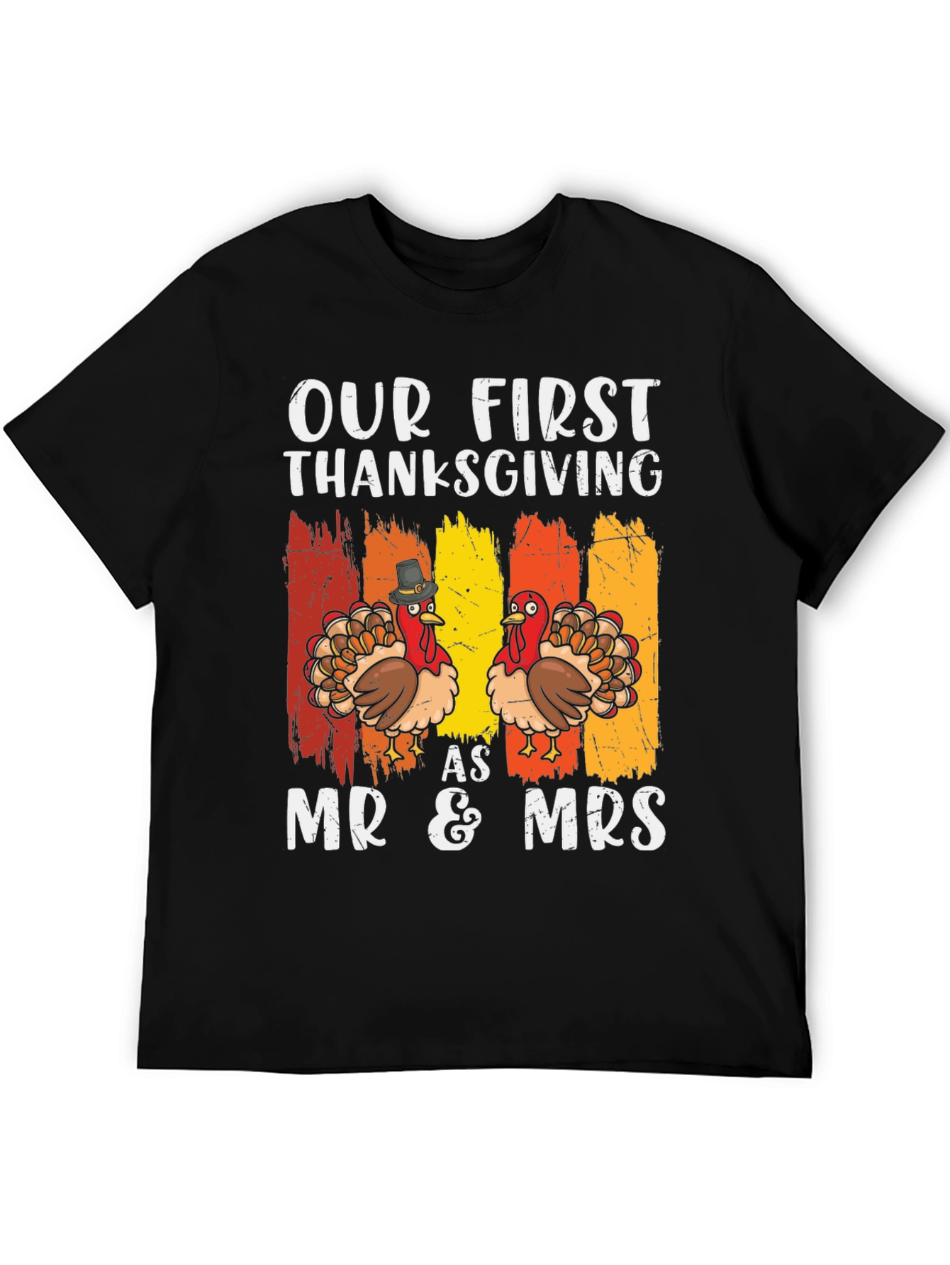 First Thanksgiving Mr & Mrs Matching T-Shirt