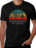 Surrounded by Betas Graphic Tee - Wolf Design