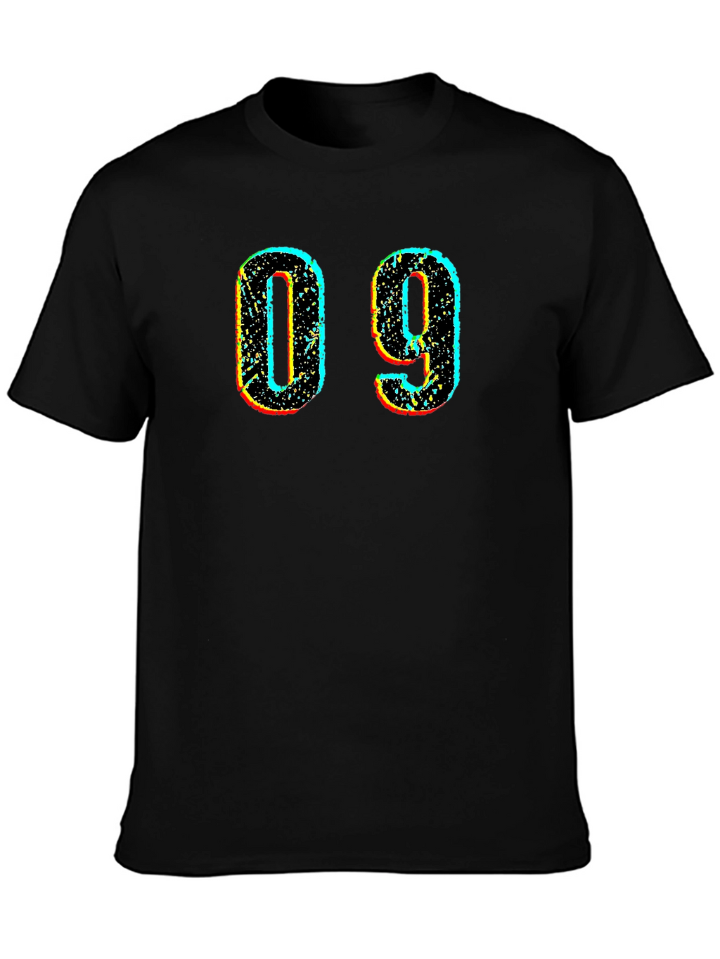 Retro Style Number 09 Graphic T-Shirt