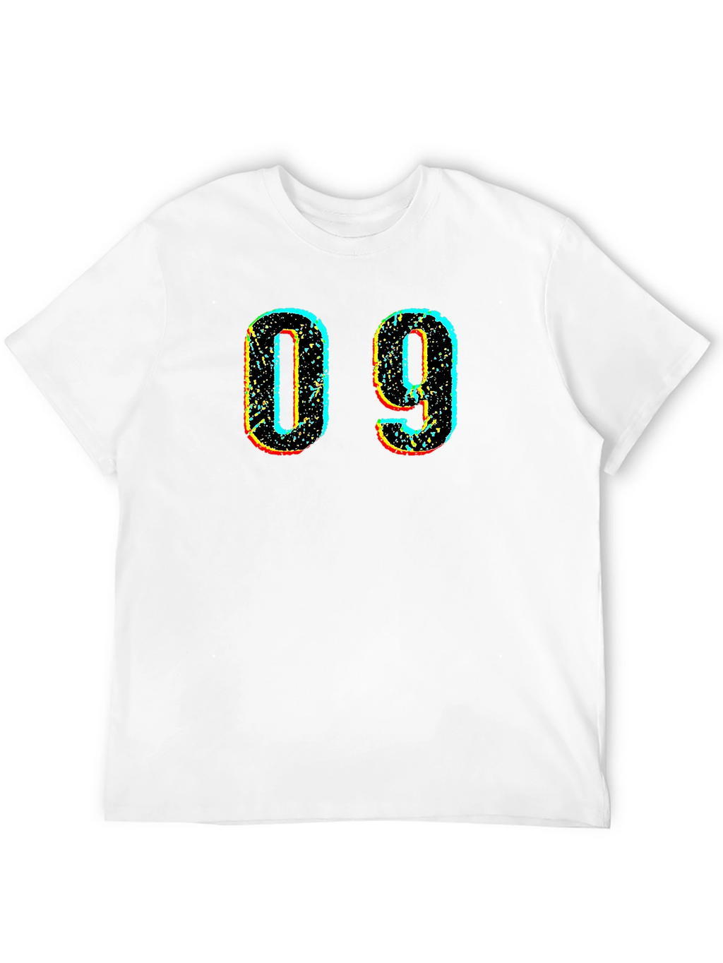 Retro Style Number 09 Graphic T-Shirt