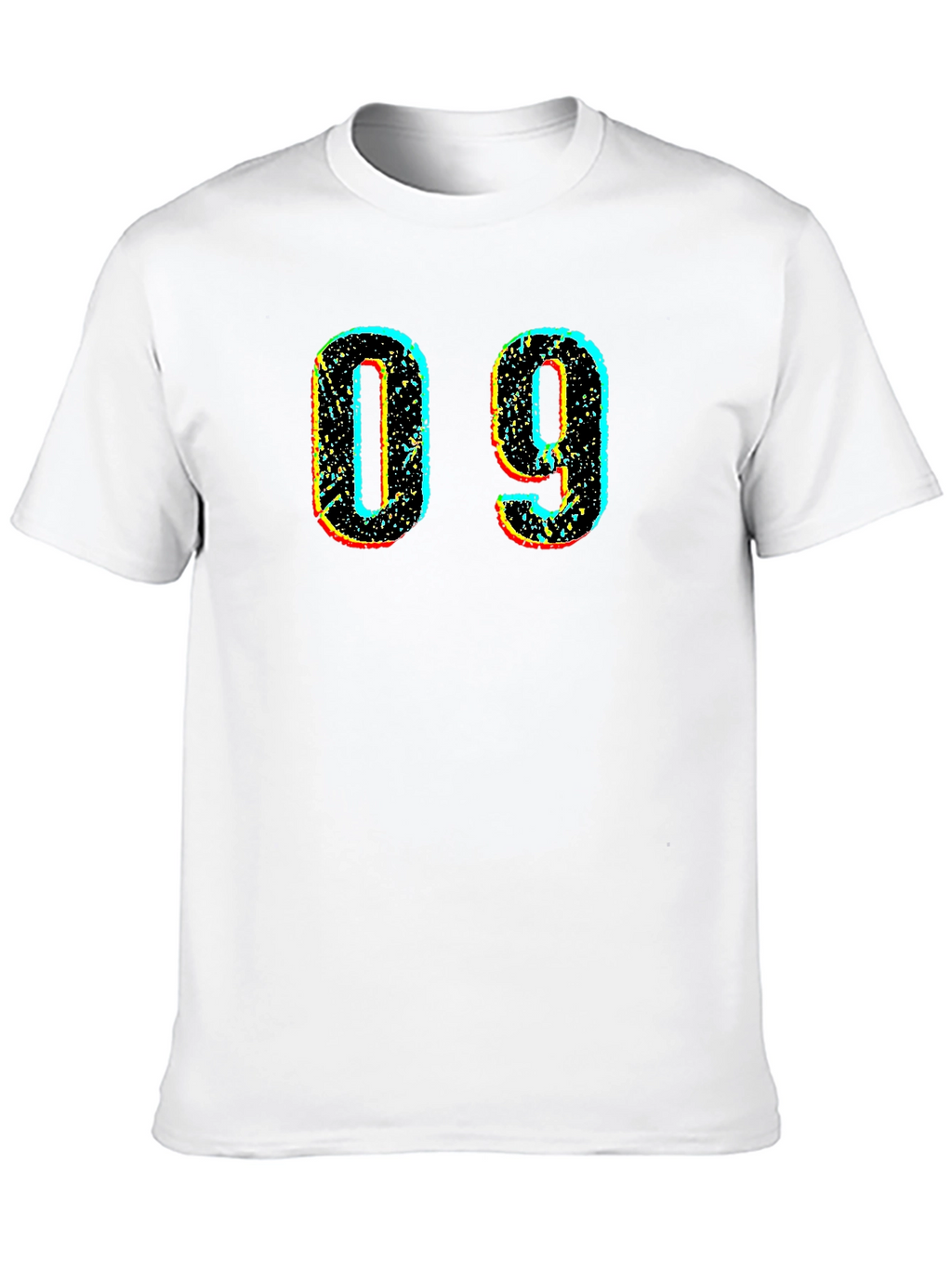 Retro Style Number 09 Graphic T-Shirt