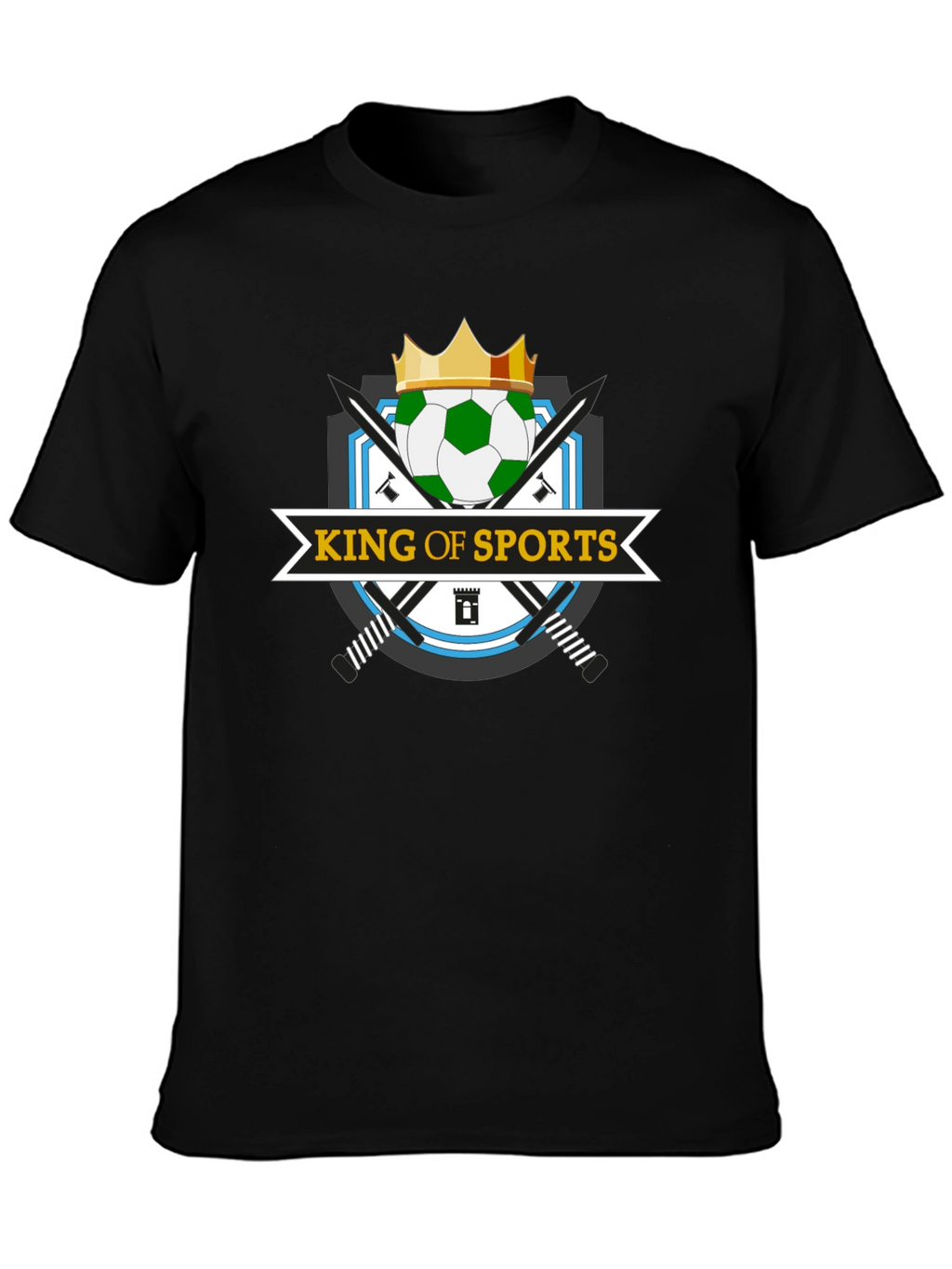 King of Sports Black T-Shirt