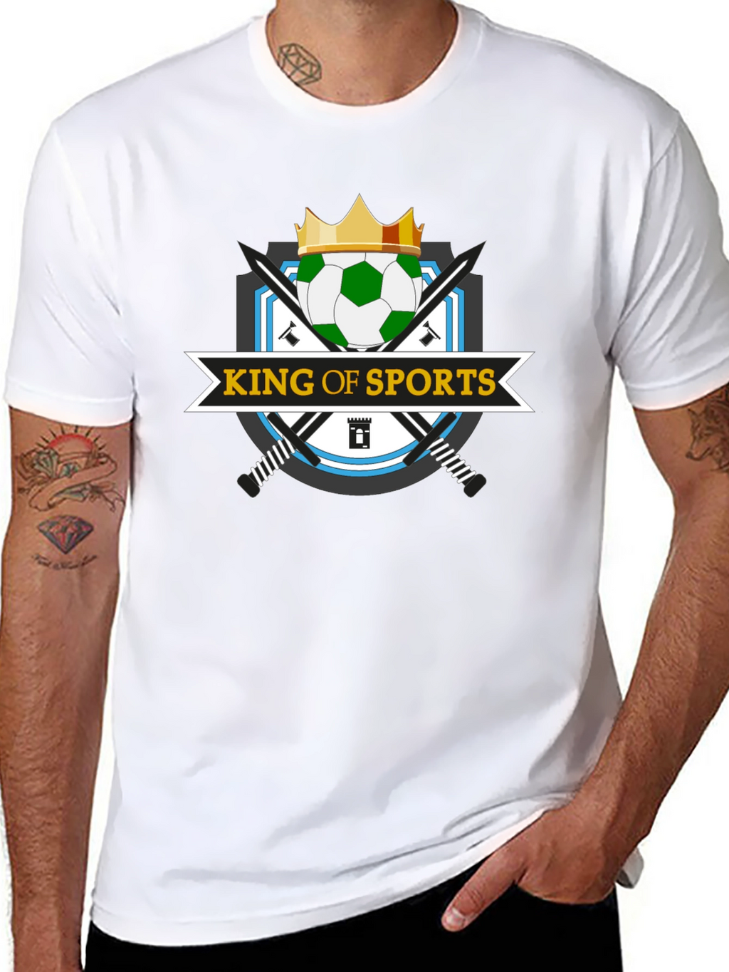 King of Sports Black T-Shirt