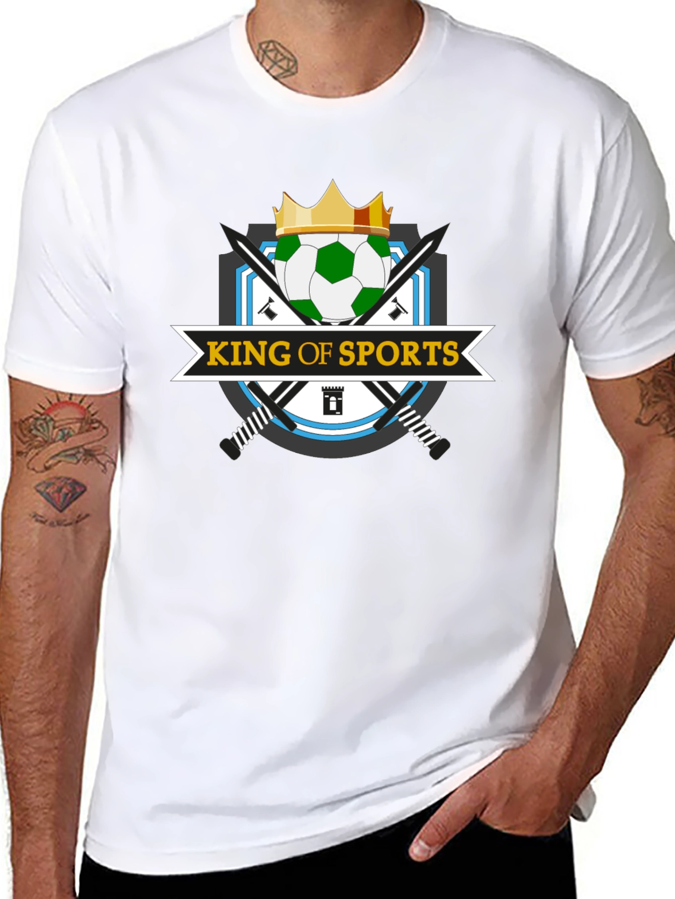 King of Sports Black T-Shirt