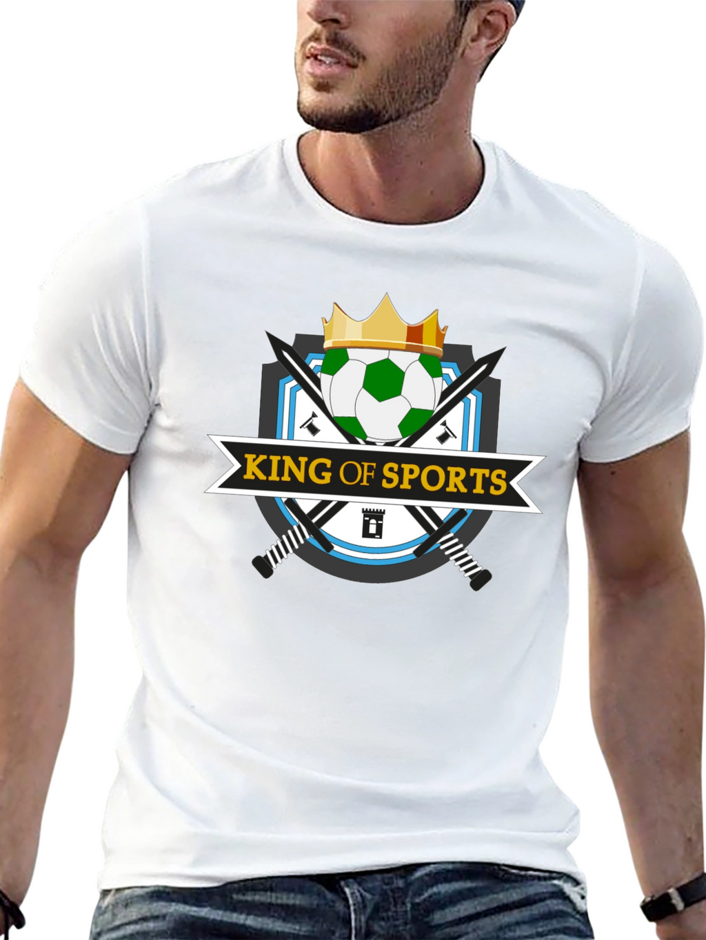 King of Sports Black T-Shirt