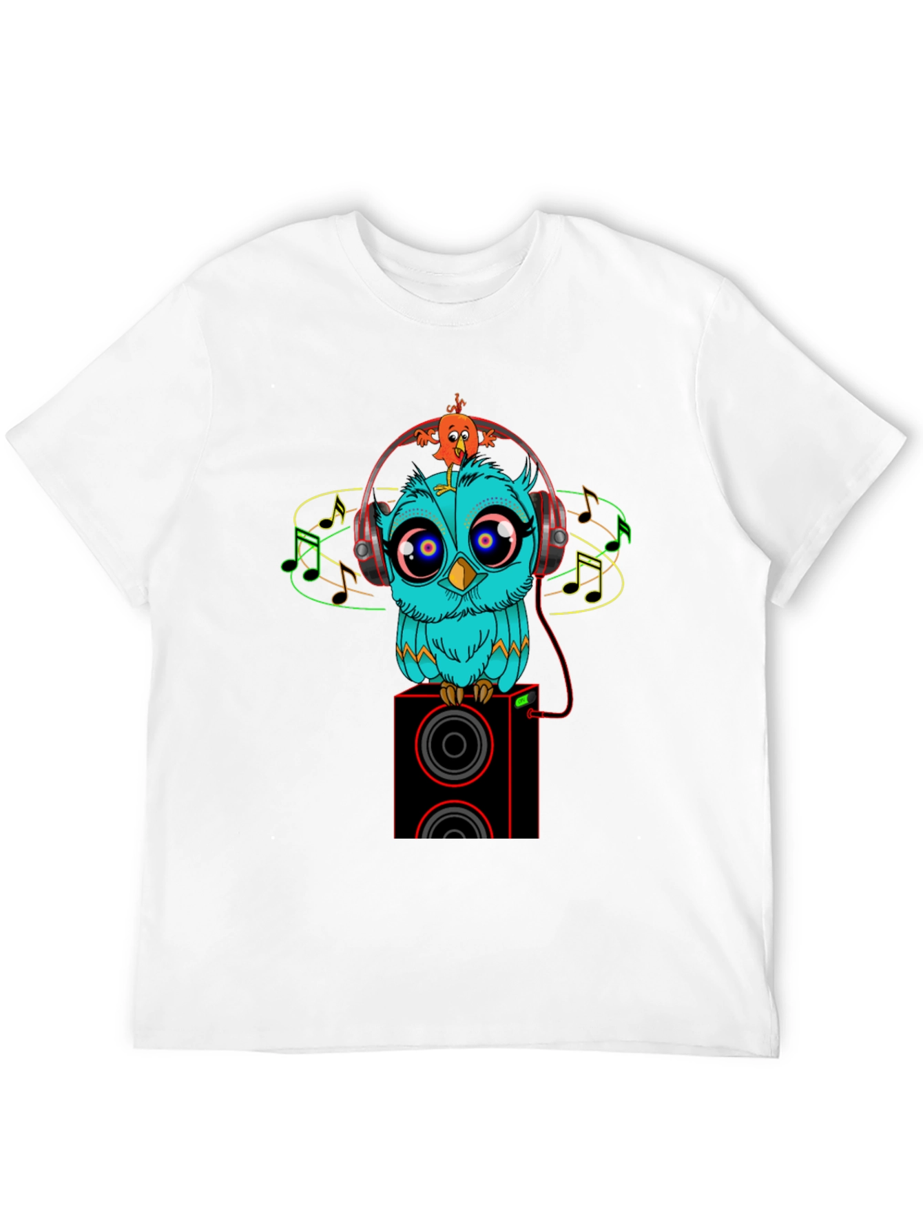 Owl & Bird DJ Graphic Tee