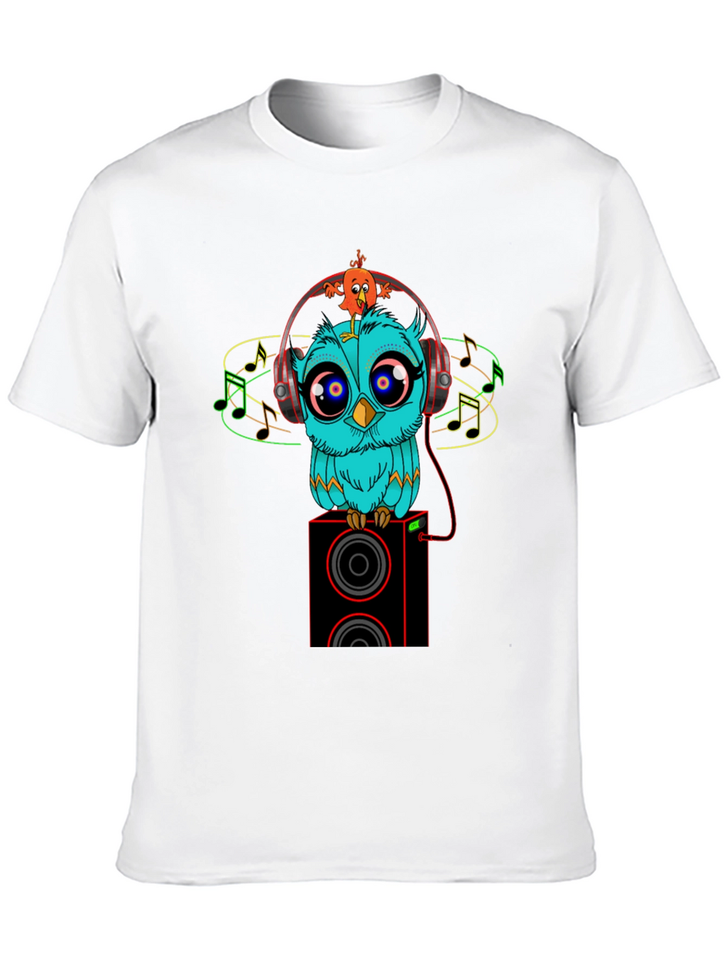 Owl & Bird DJ Graphic Tee