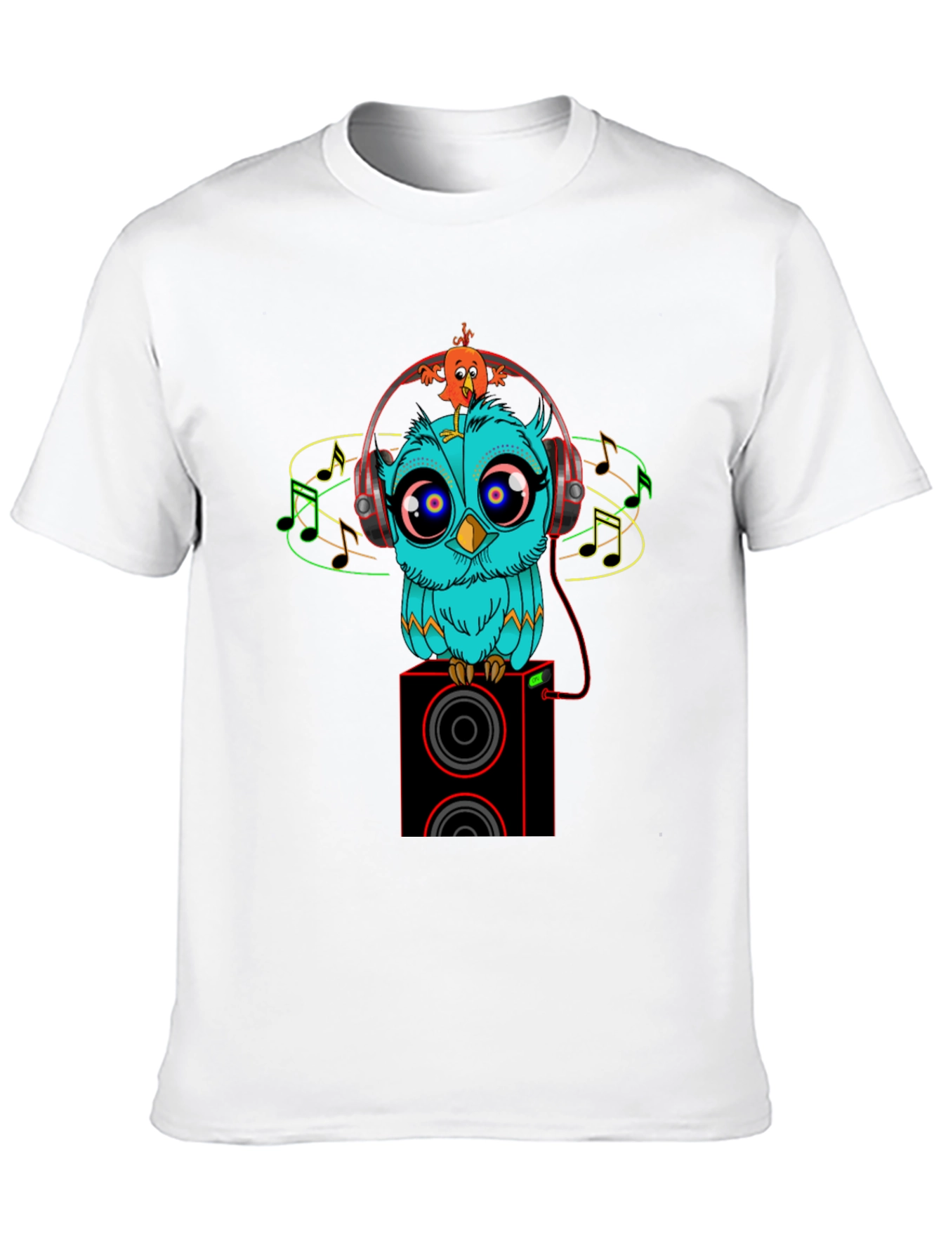 Owl & Bird DJ Graphic Tee