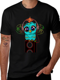 Owl & Bird DJ Graphic Tee
