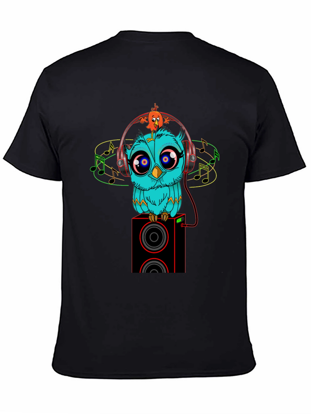 Owl & Bird DJ Graphic Tee