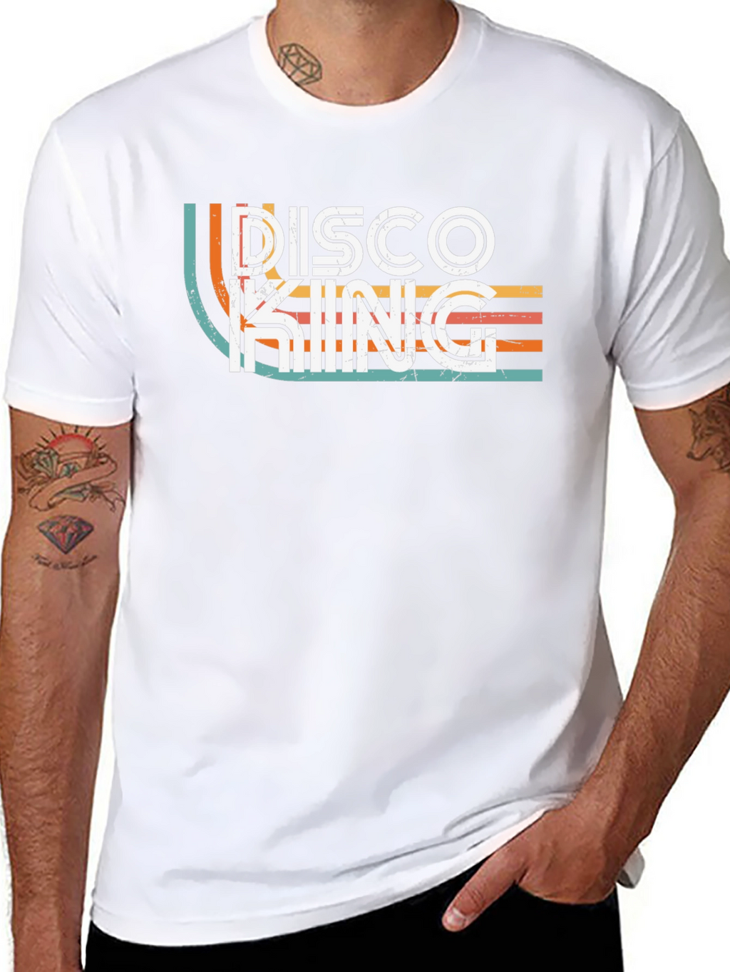 Disco King Retro T-Shirt - Groovy Style