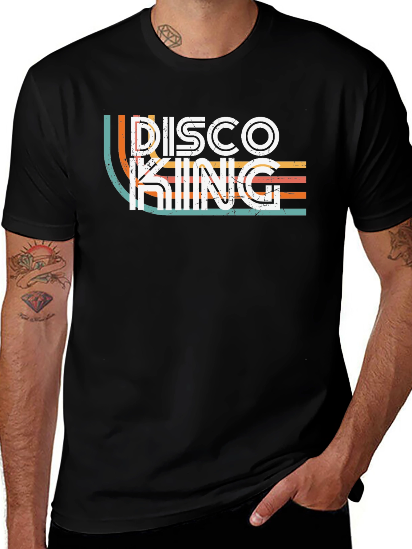 Disco King Retro T-Shirt - Groovy Style