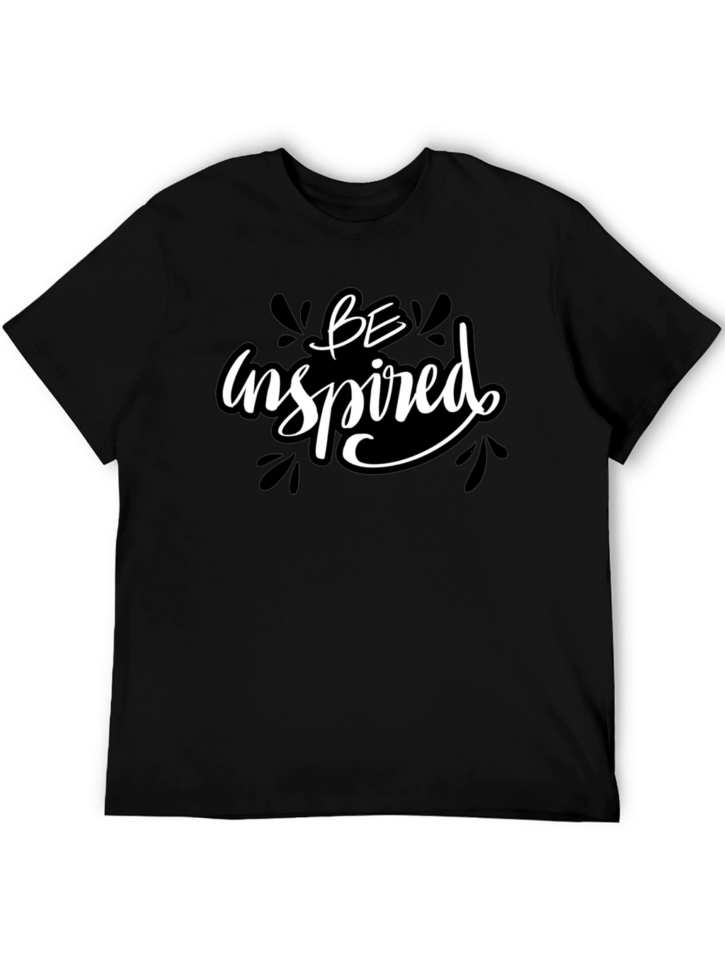 Be Inspired Black Graphic Tee