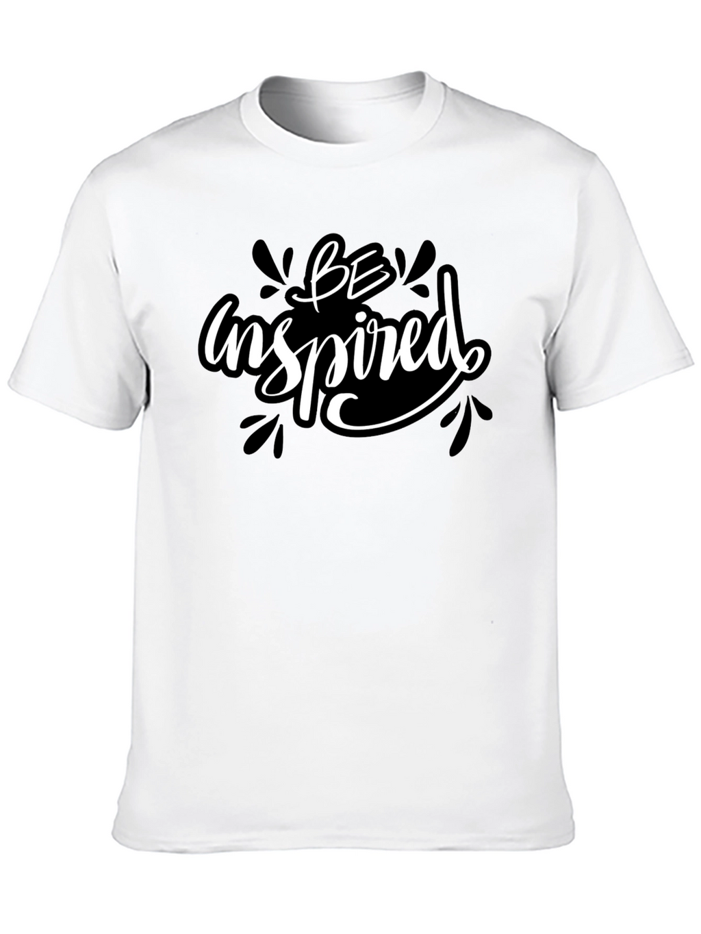 Be Inspired Black Graphic Tee