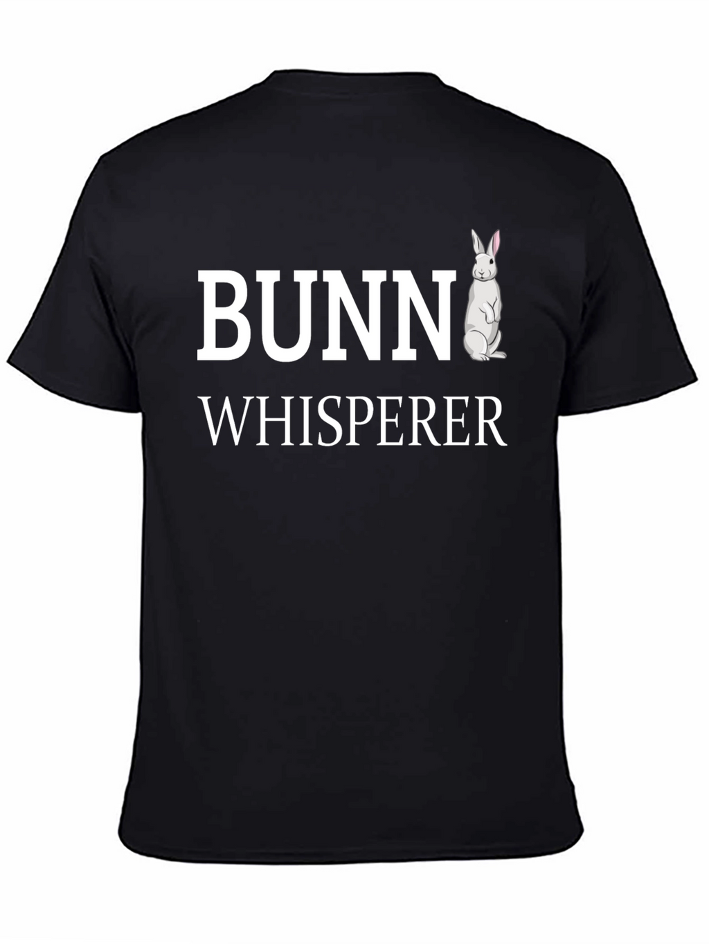 Bunny Whisperer Black T-Shirt