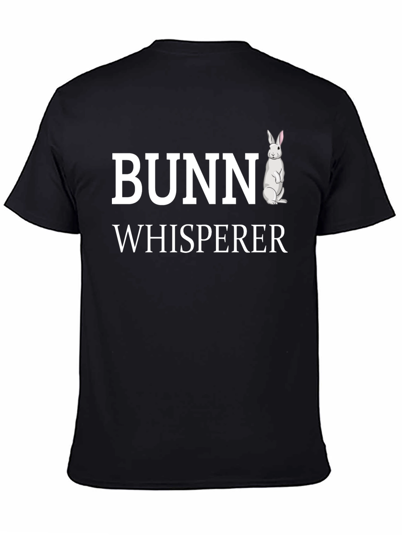 Bunny Whisperer Black T-Shirt