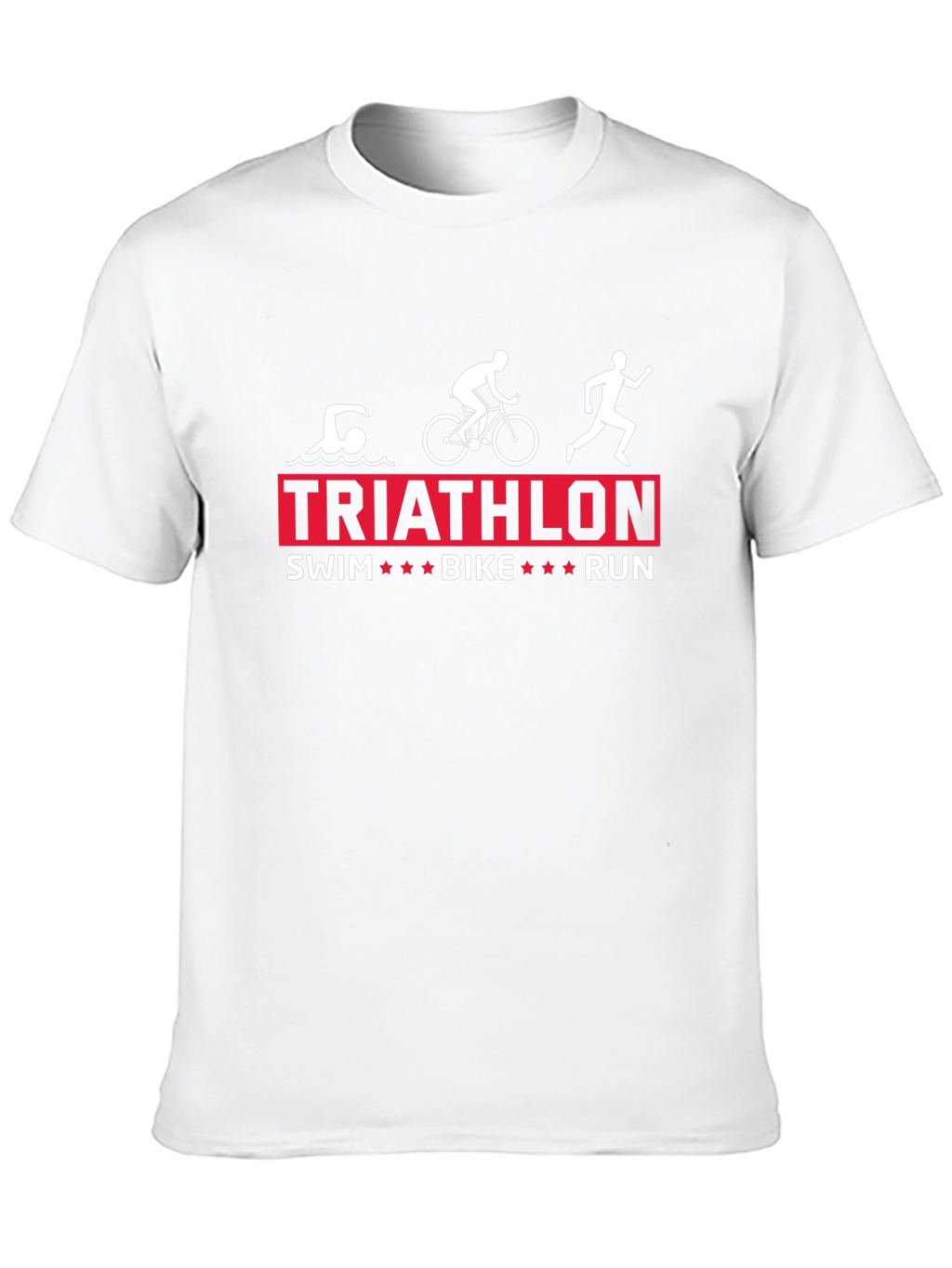 Triathlon Swim Bike Run Graphic T-Shirt
