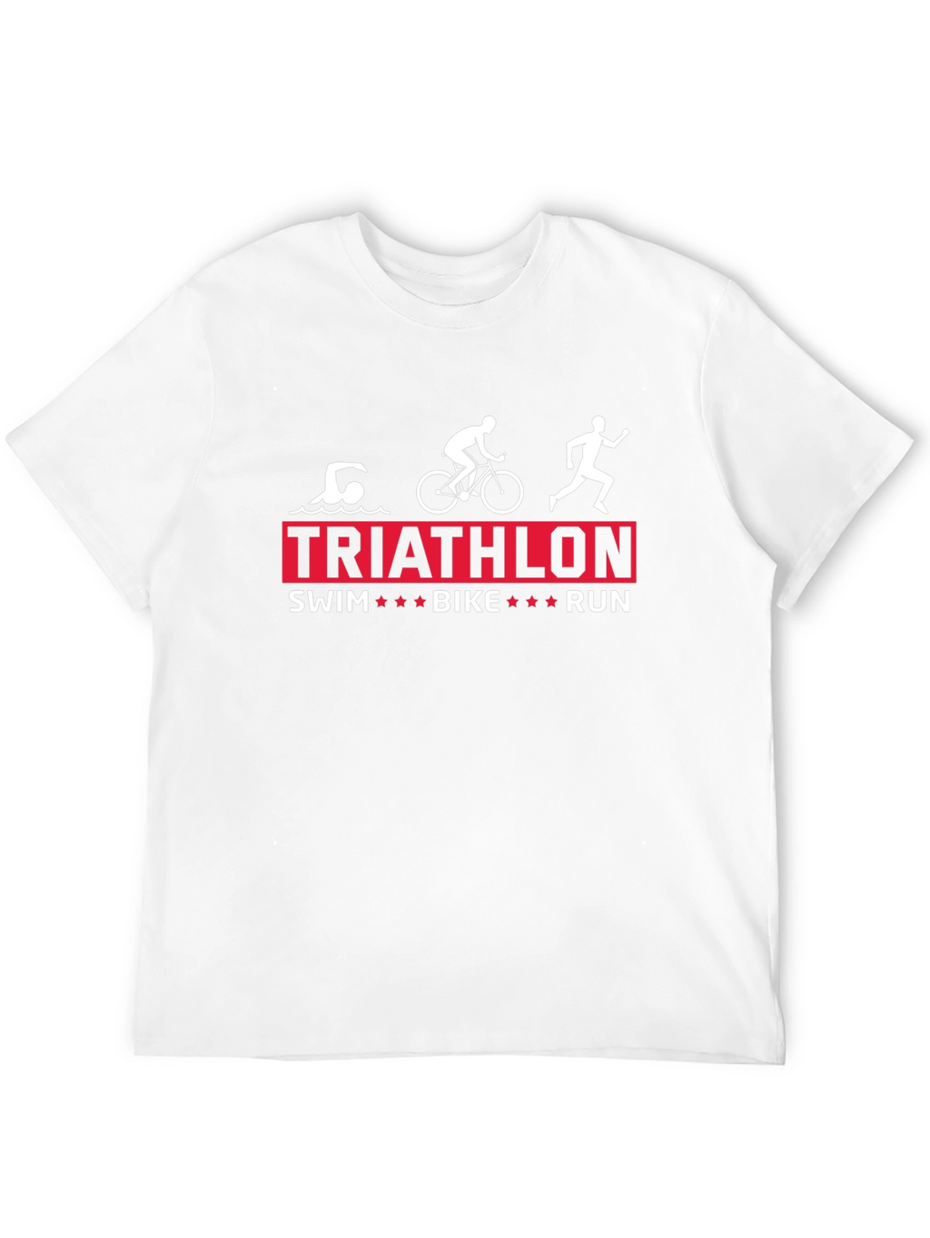 Triathlon Swim Bike Run Graphic T-Shirt