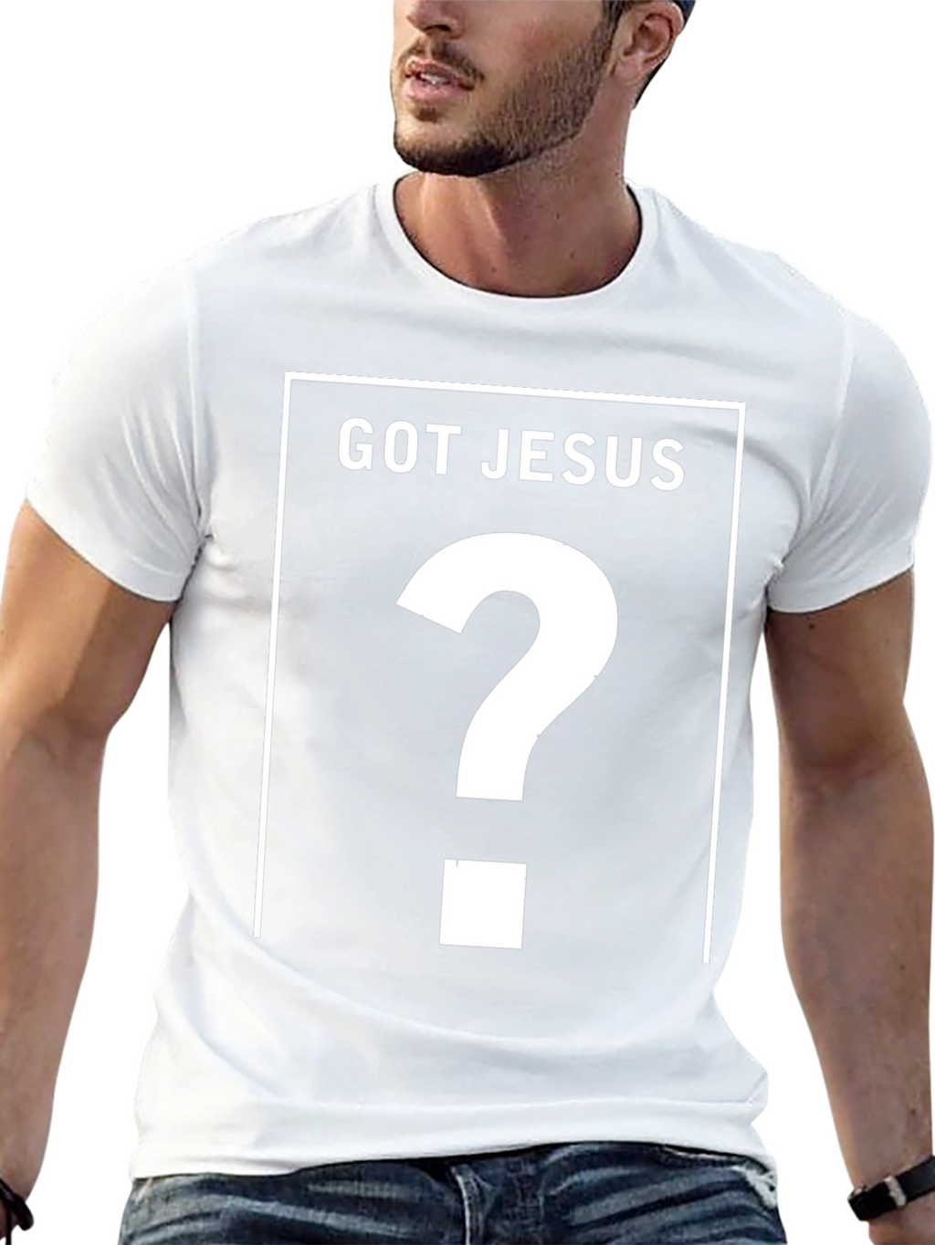 Got Jesus? Black Graphic T-Shirt