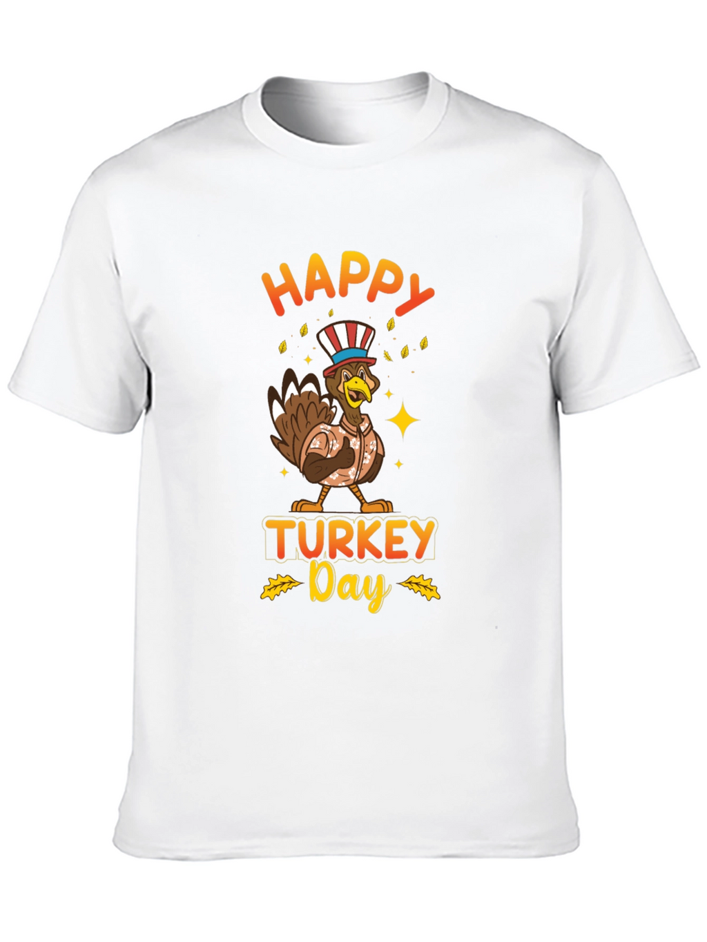 Happy Turkey Day Graphic T-Shirt