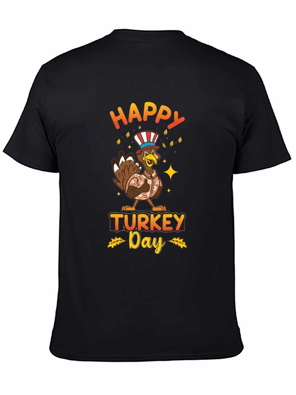 Happy Turkey Day Graphic T-Shirt