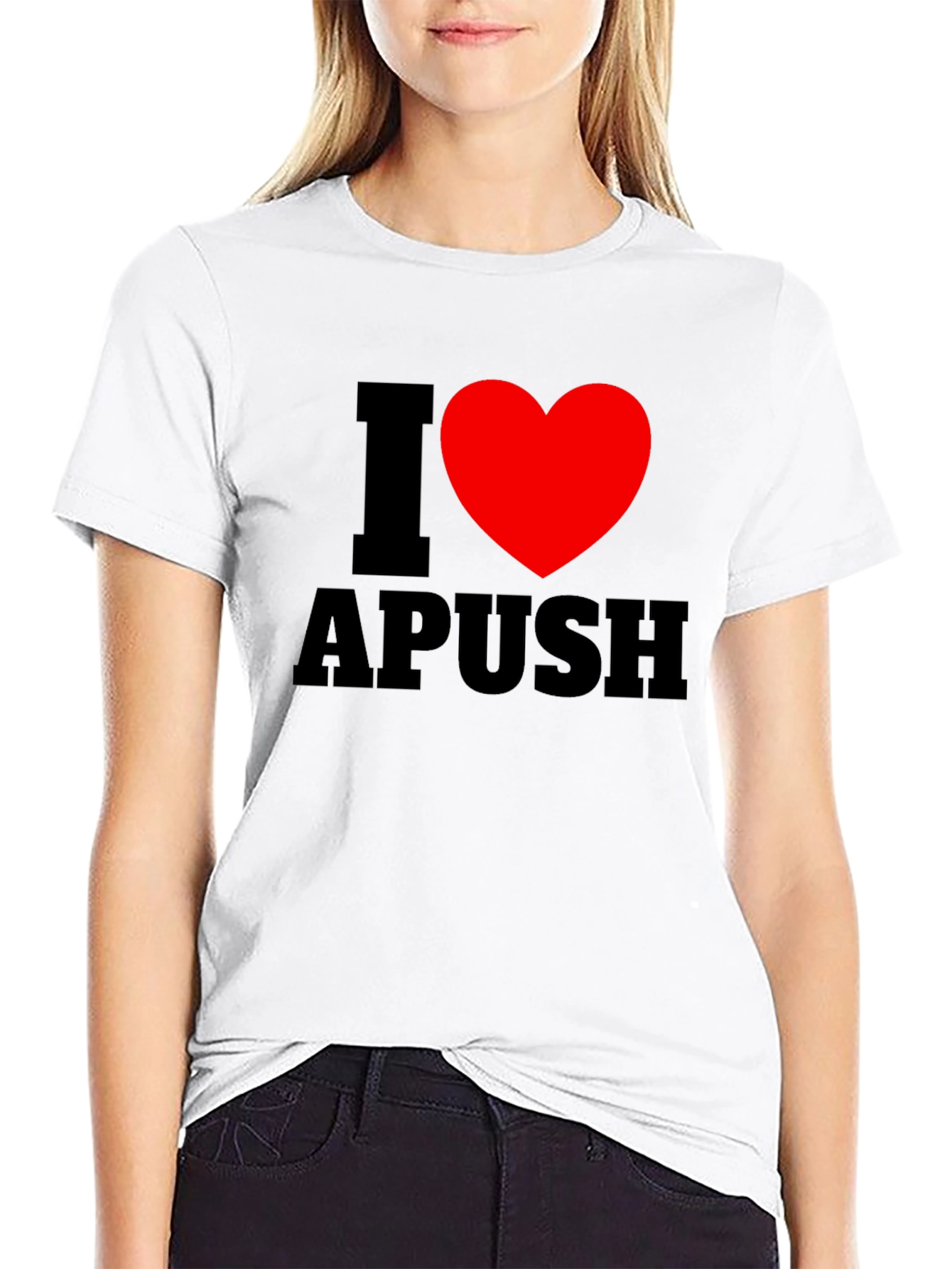 I Heart APUSH Black T-Shirt
