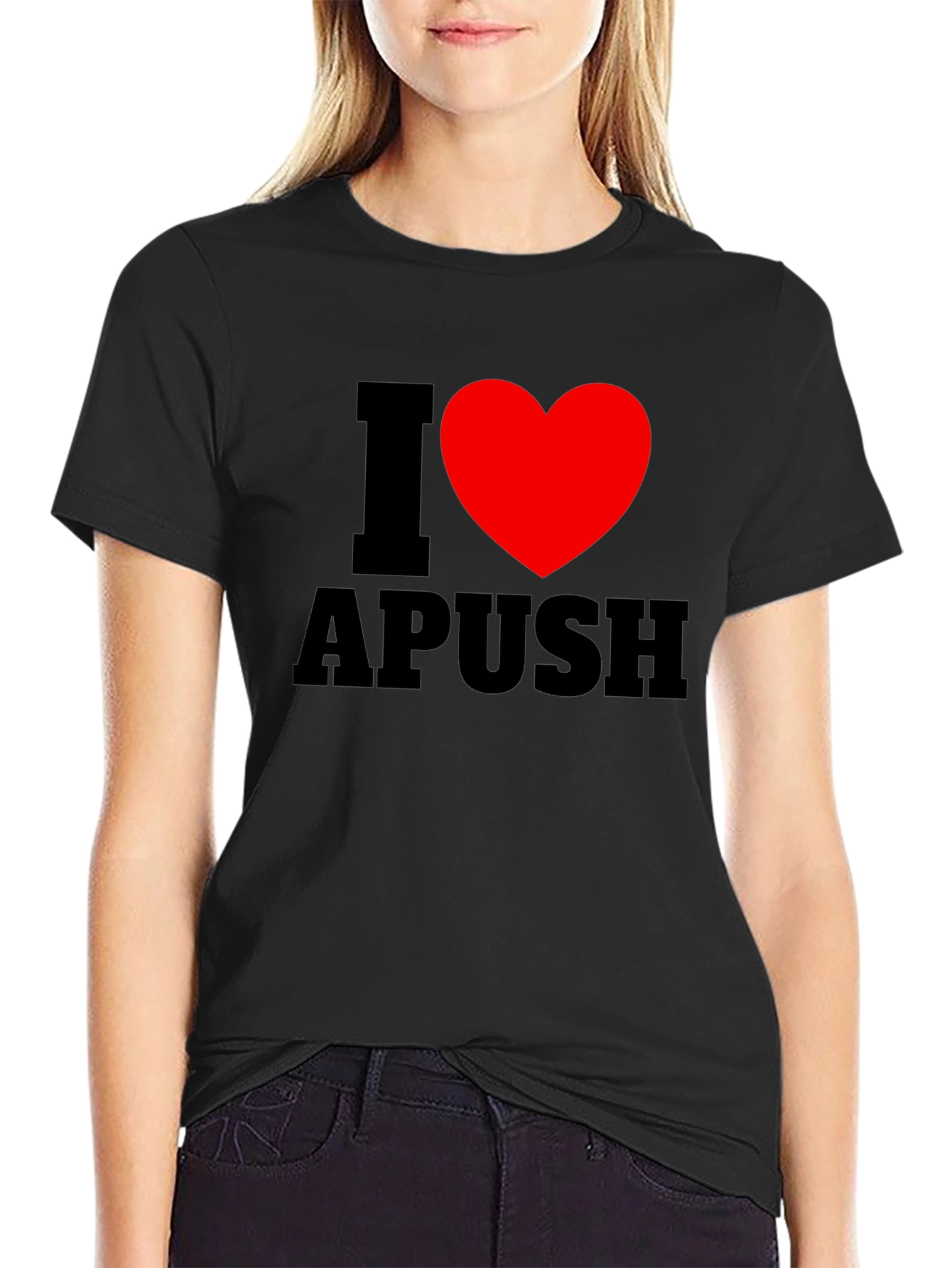 I Heart APUSH Black T-Shirt