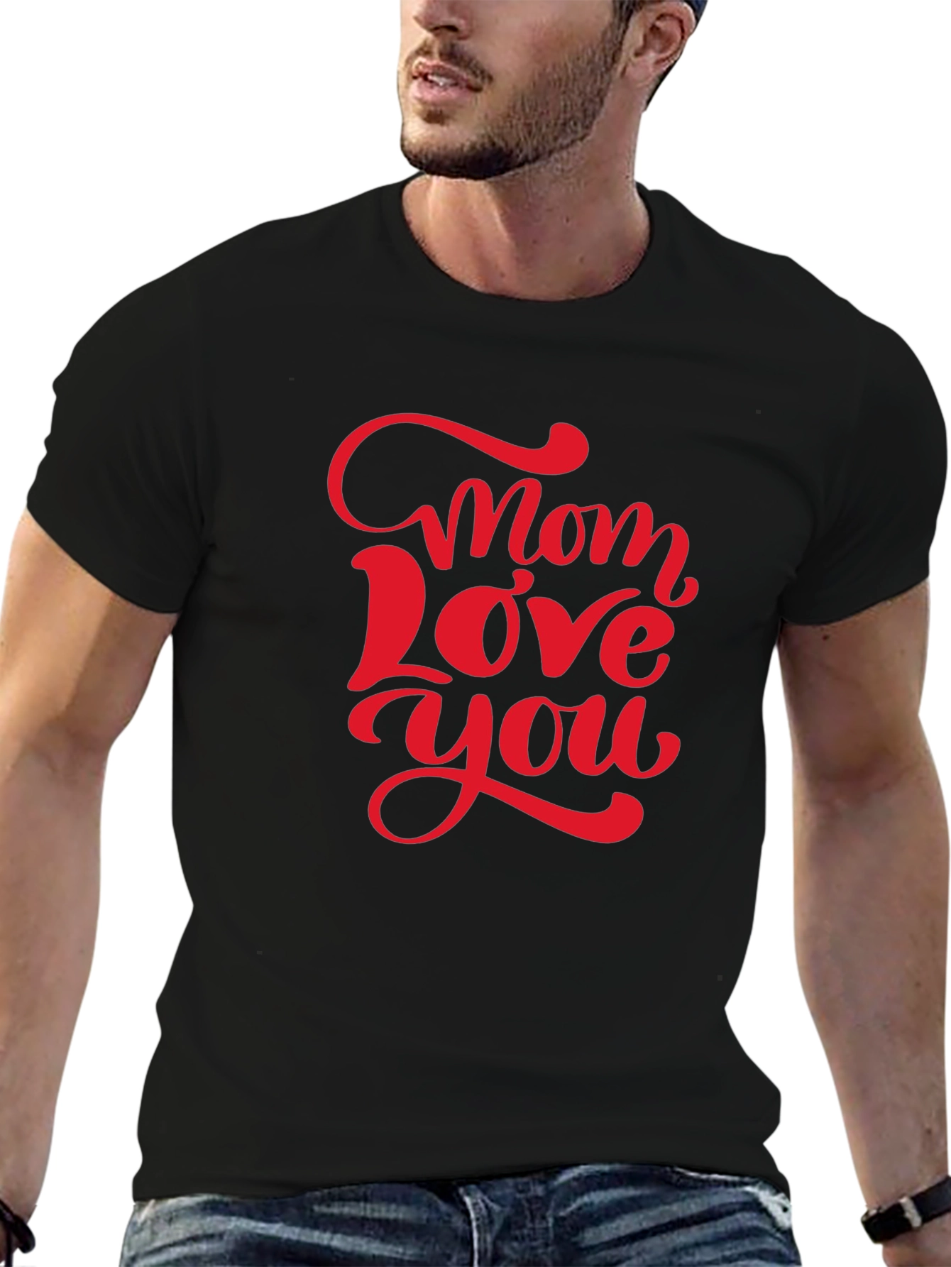 Mom Love You Graphic T-Shirt