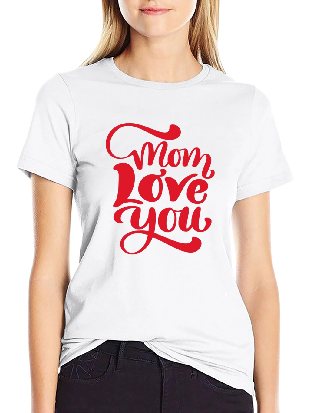 Mom Love You Graphic T-Shirt