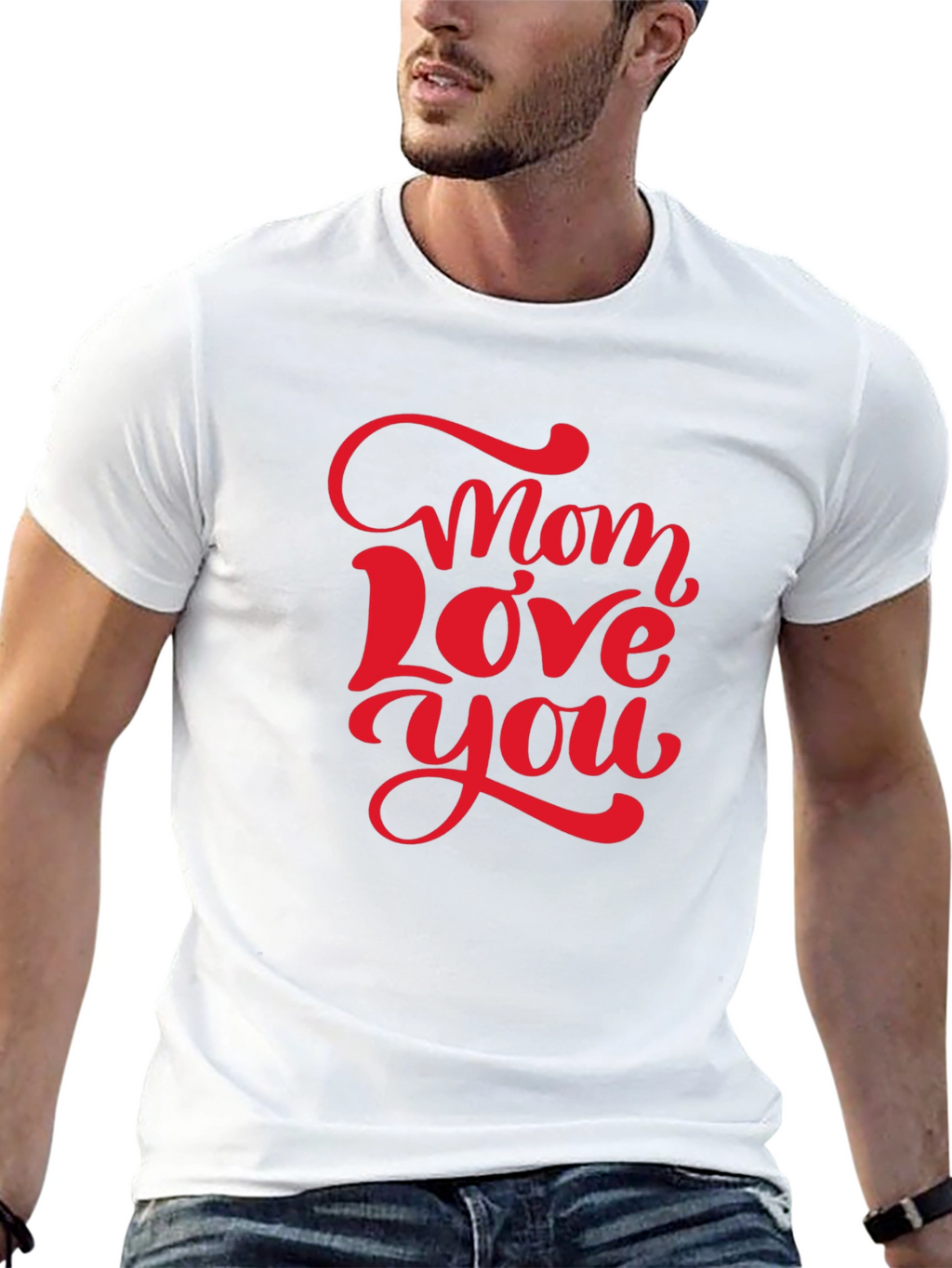 Mom Love You Graphic T-Shirt