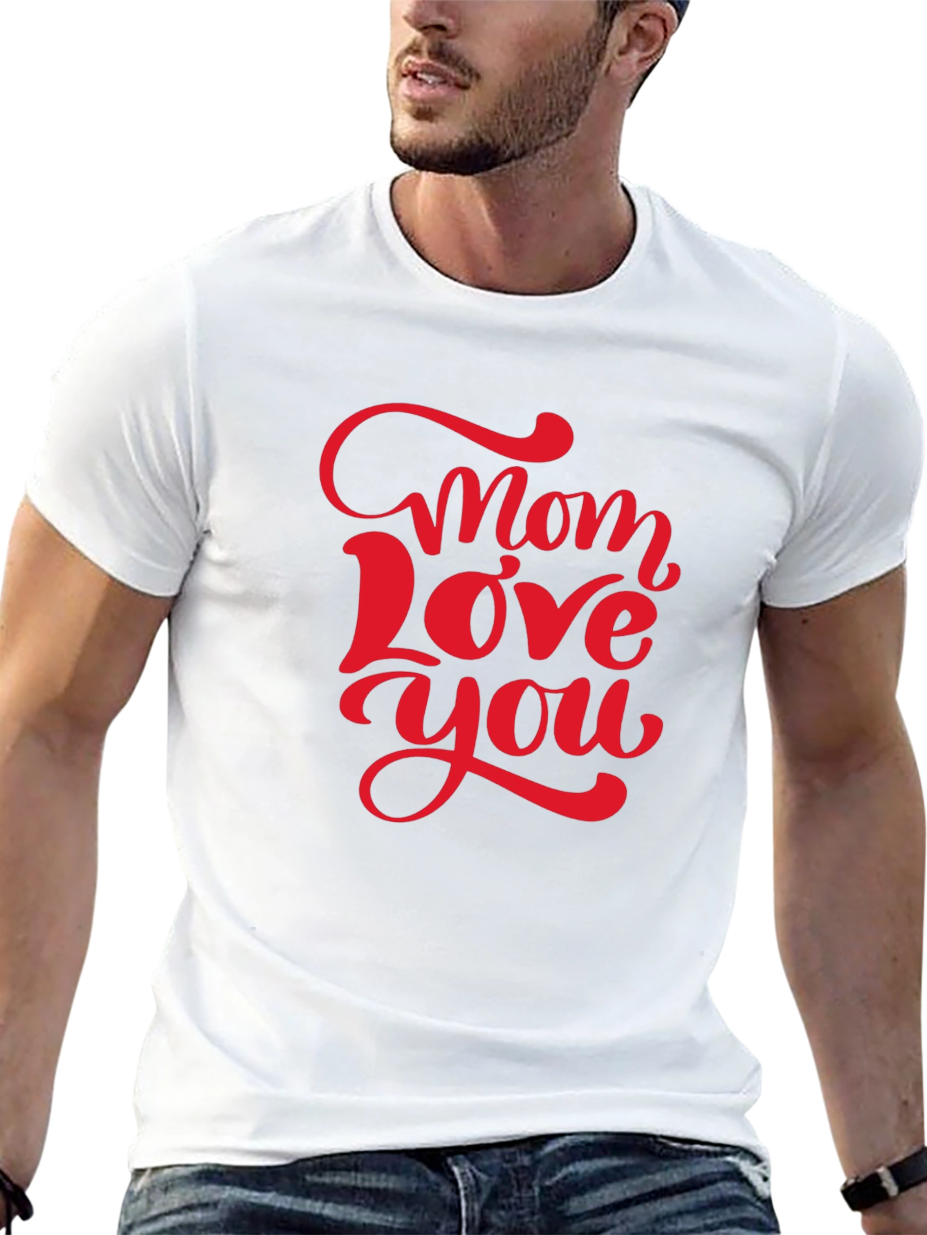 Mom Love You Graphic T-Shirt