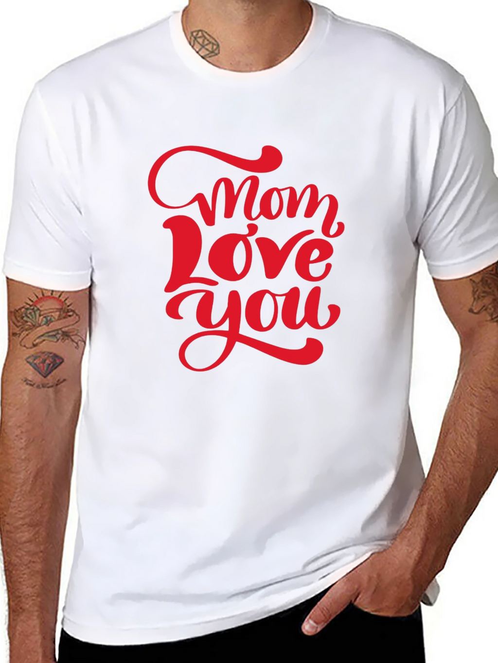 Mom Love You Graphic T-Shirt