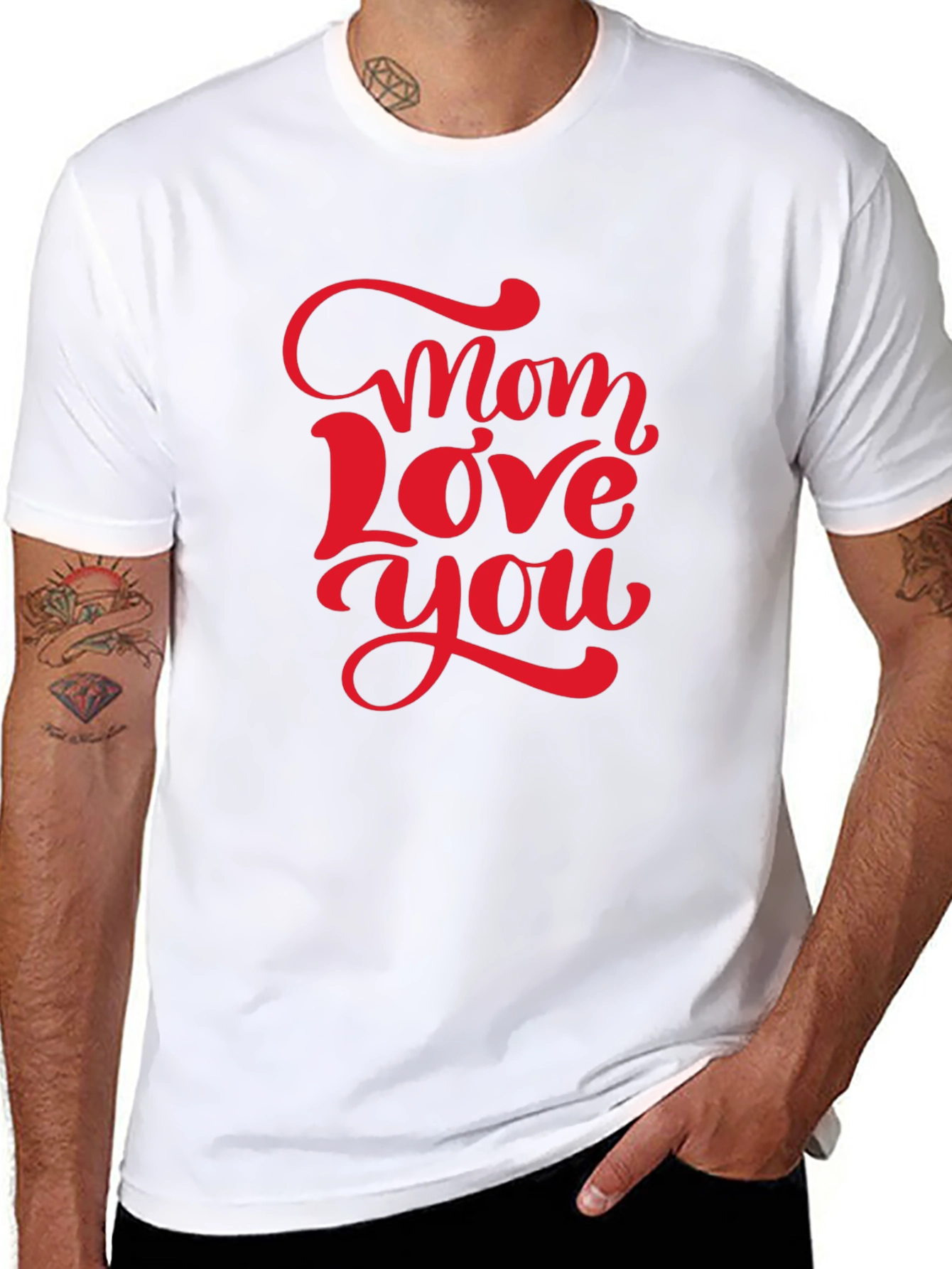 Mom Love You Graphic T-Shirt