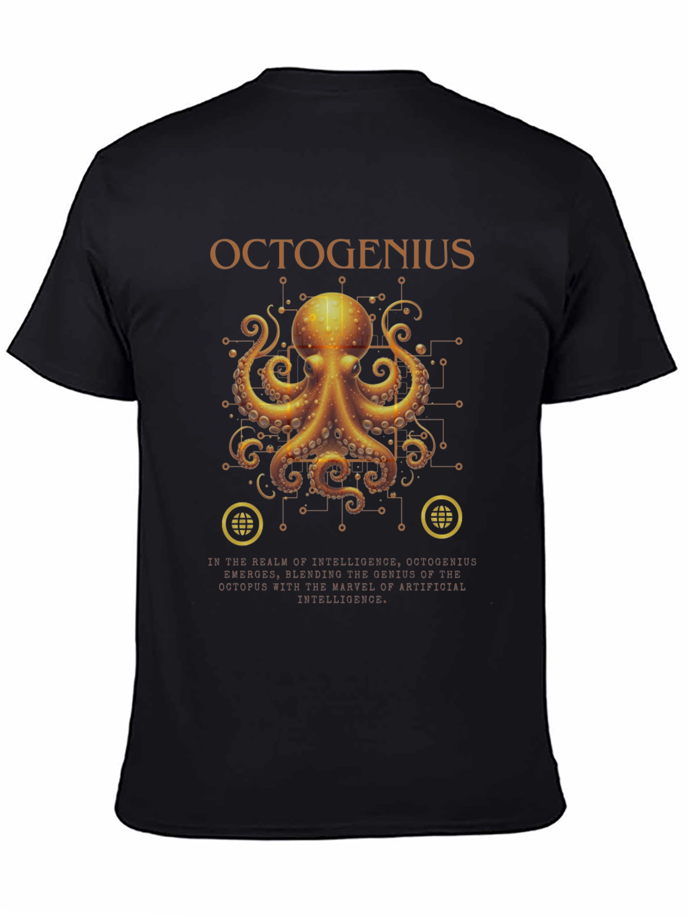 OctoGenius Graphic T-Shirt - Tech Octopus