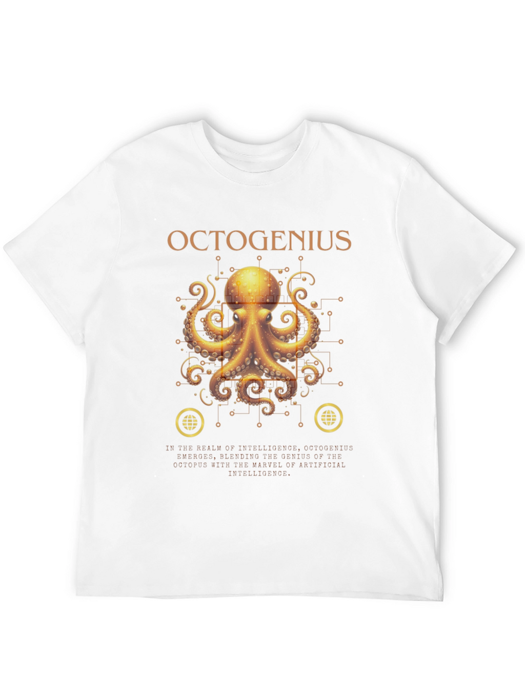 OctoGenius Graphic T-Shirt - Tech Octopus
