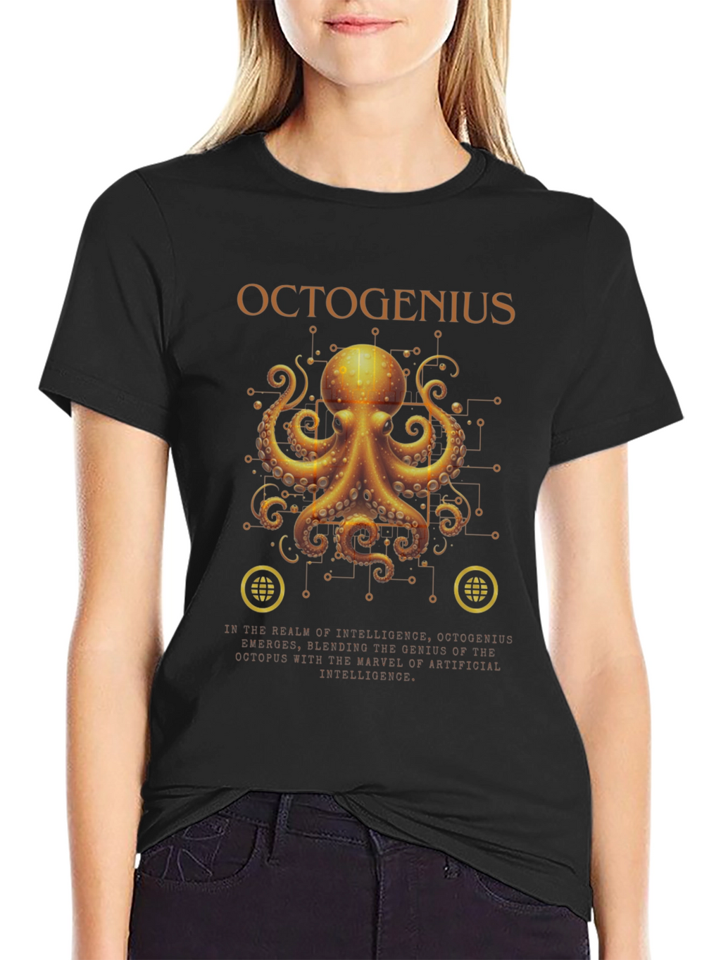 OctoGenius Graphic T-Shirt - Tech Octopus