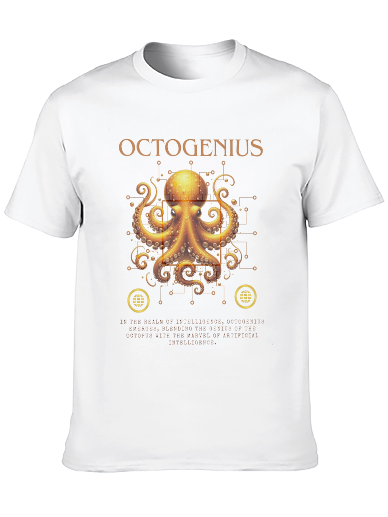 OctoGenius Graphic T-Shirt - Tech Octopus