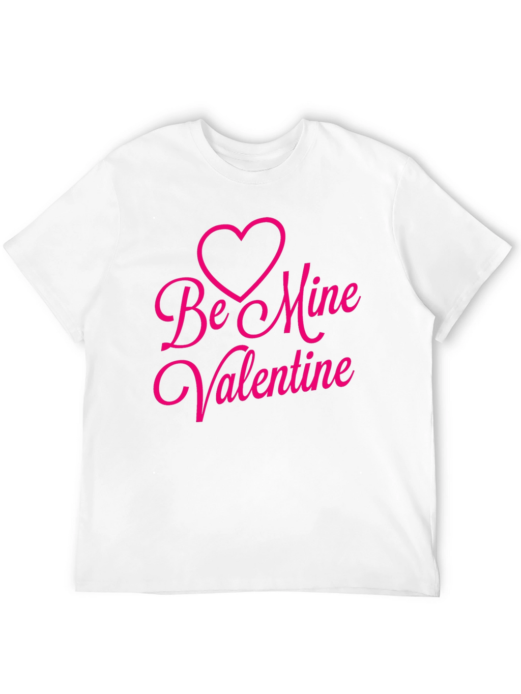 Be Mine Valentine Black T-Shirt