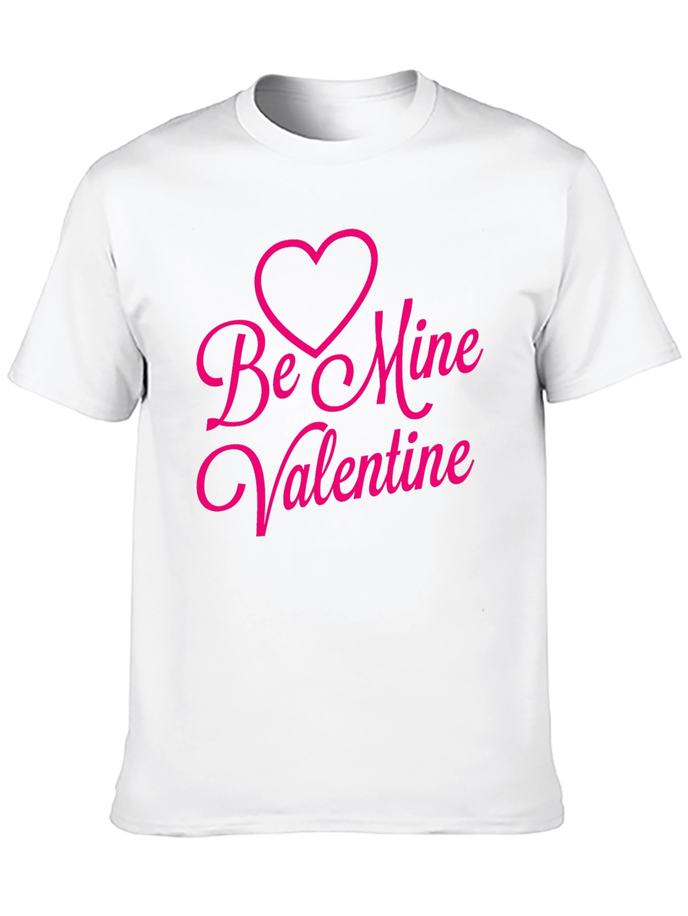 Be Mine Valentine Black T-Shirt