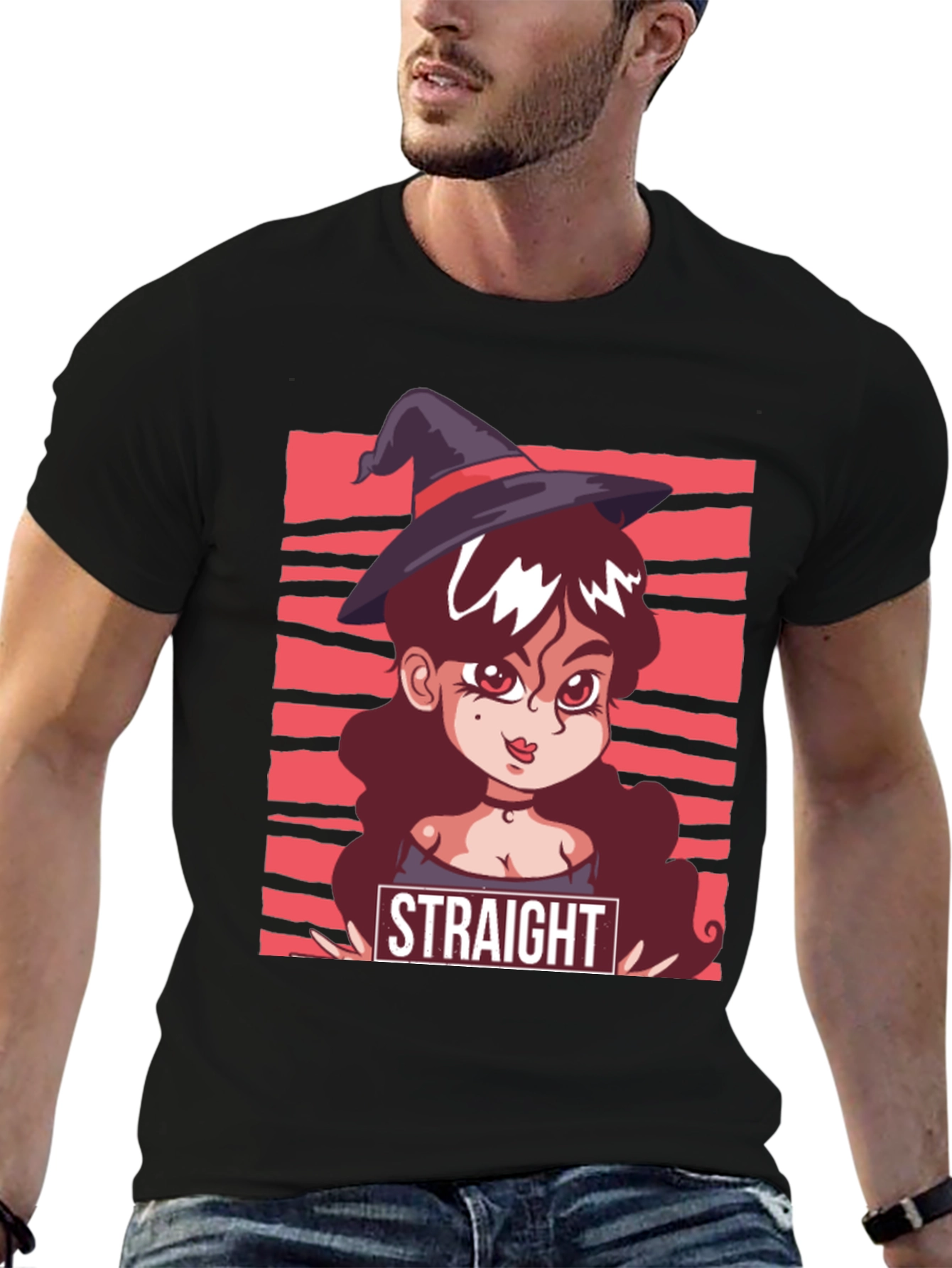 Straight Witch T-Shirt - Graphic Tee